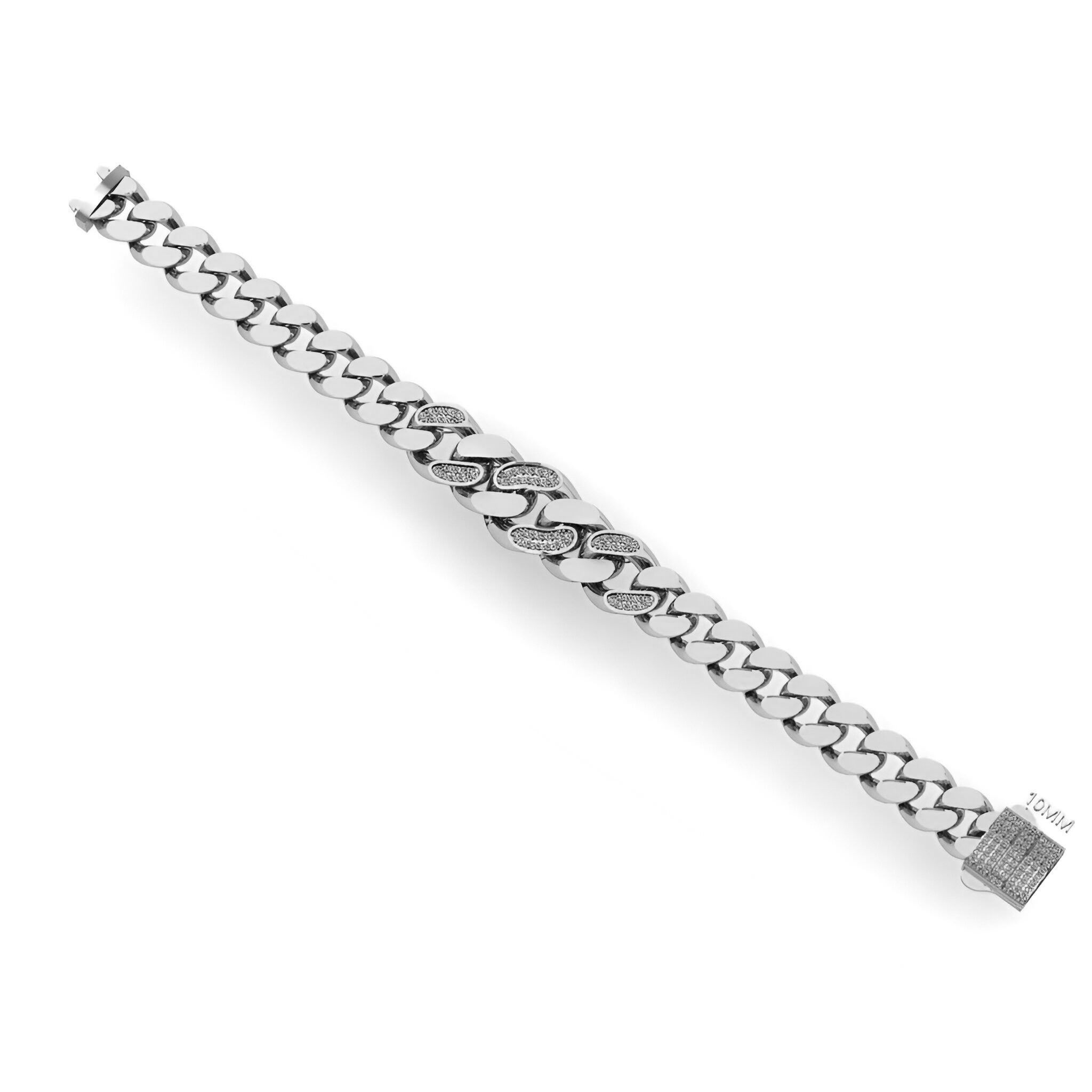 Cuban Chain Bracelet 3D print model_2