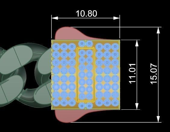 Cuban Chain Bracelet 3D print model_7