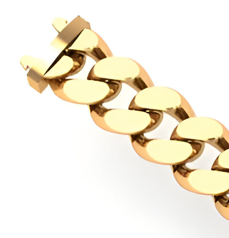 Cuban Chain Bracelet 3D print model_10