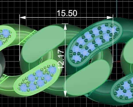 Cuban Chain Bracelet 3D print model_6