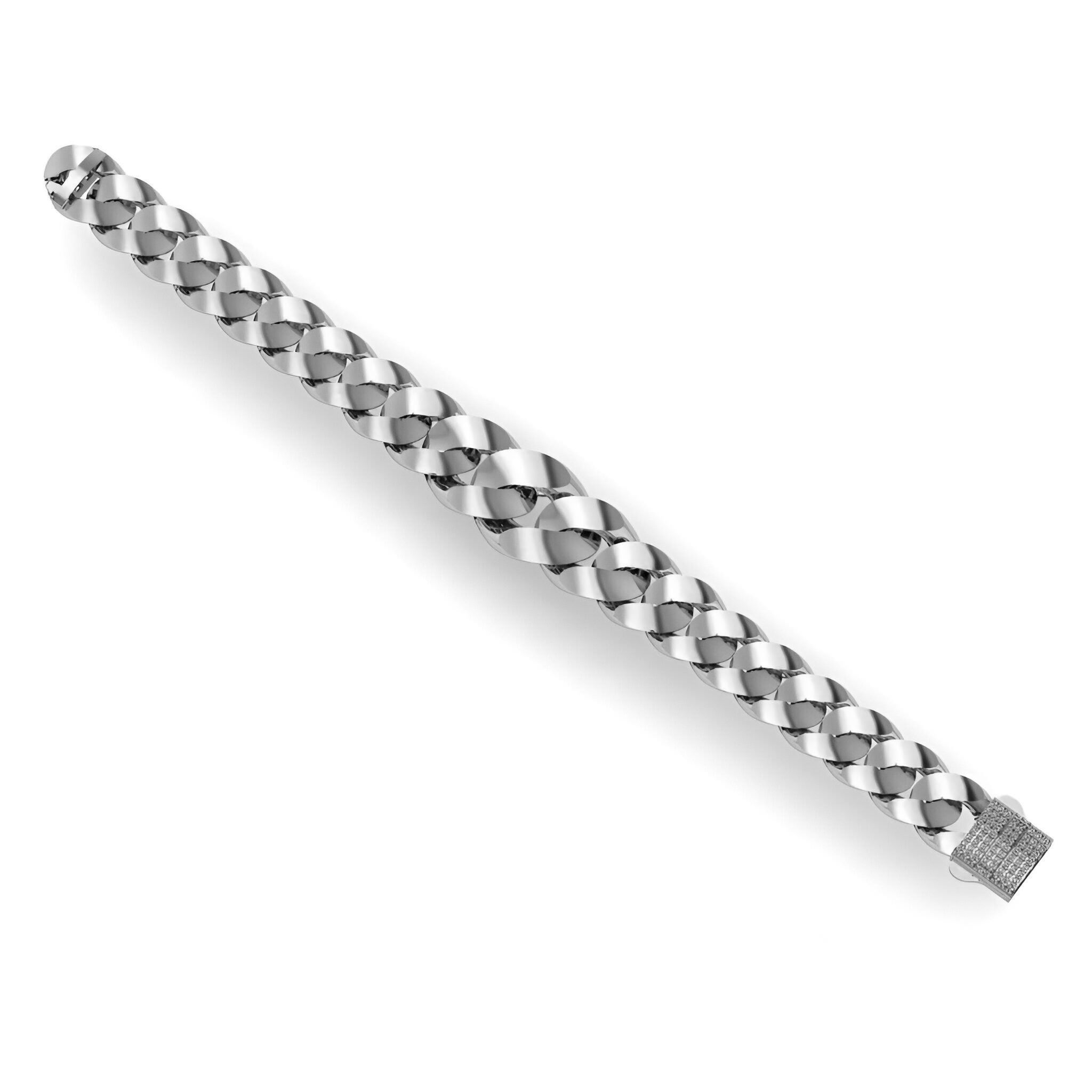 Cuban Chain Bracelet 3D print model_2