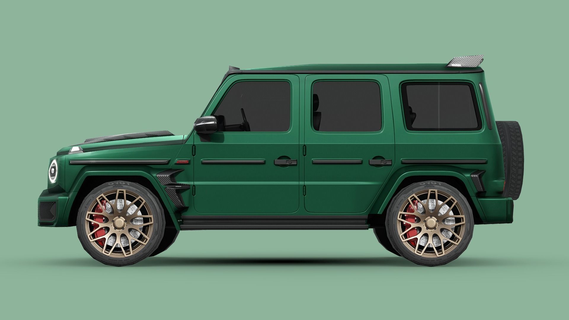 Mercedes-Benz AMG G63 BRABUS 700 Low-poly 3D model_2