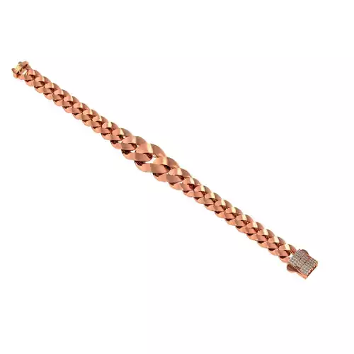  Cuban Chain Bracelet 3D print model