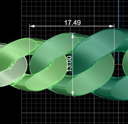  Cuban Chain Bracelet 3D print model_7