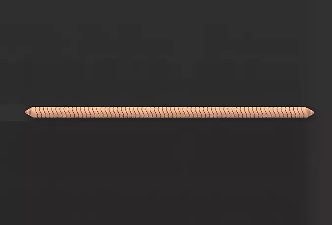 Gold Chain Bracelet 3D print model