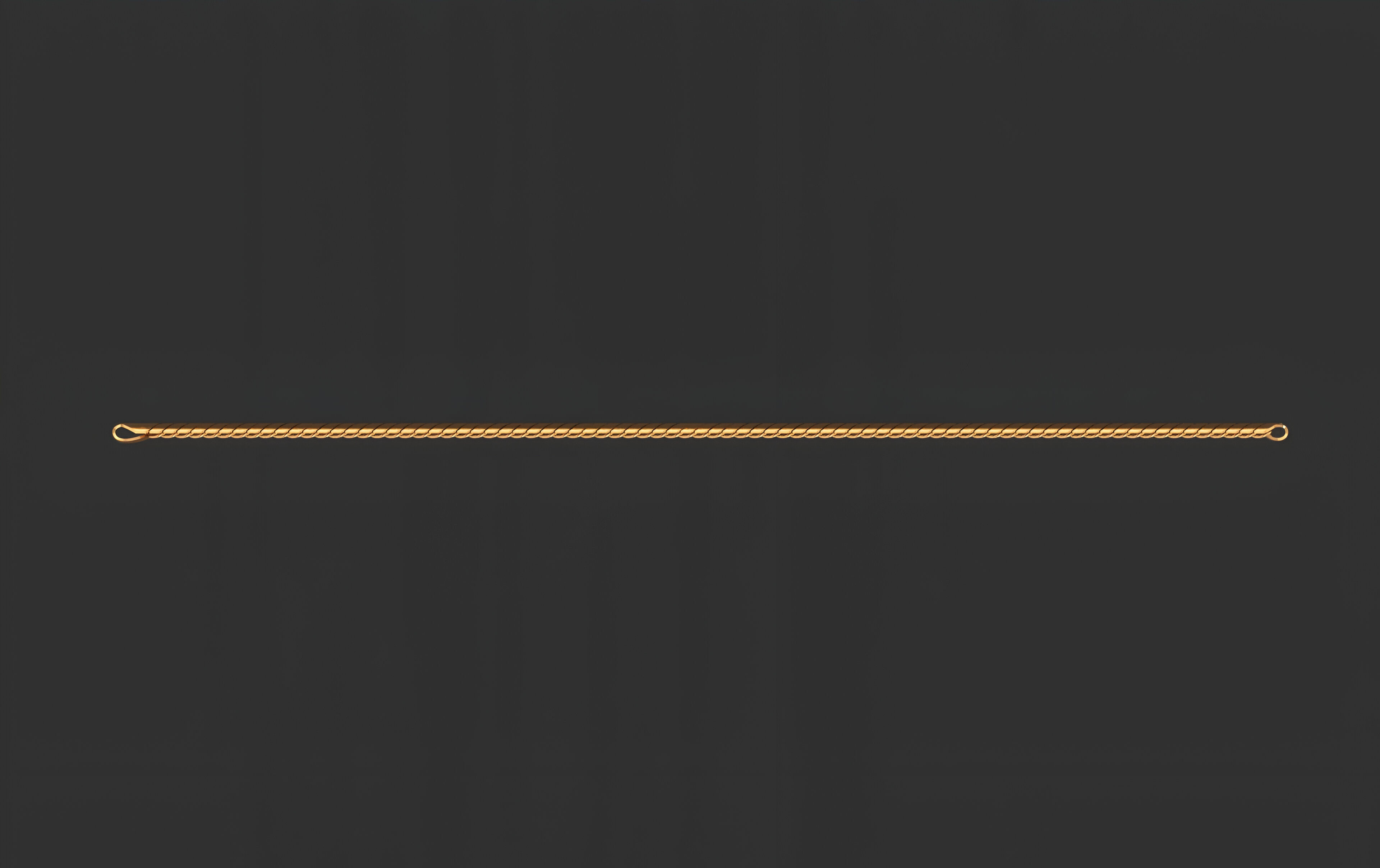 Gold Chain Bracelet 3D print model_5