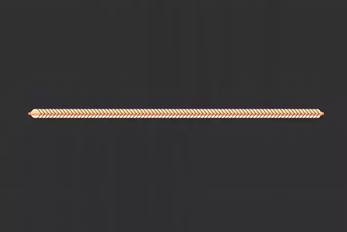 Gold Chain Bracelet 3D print model
