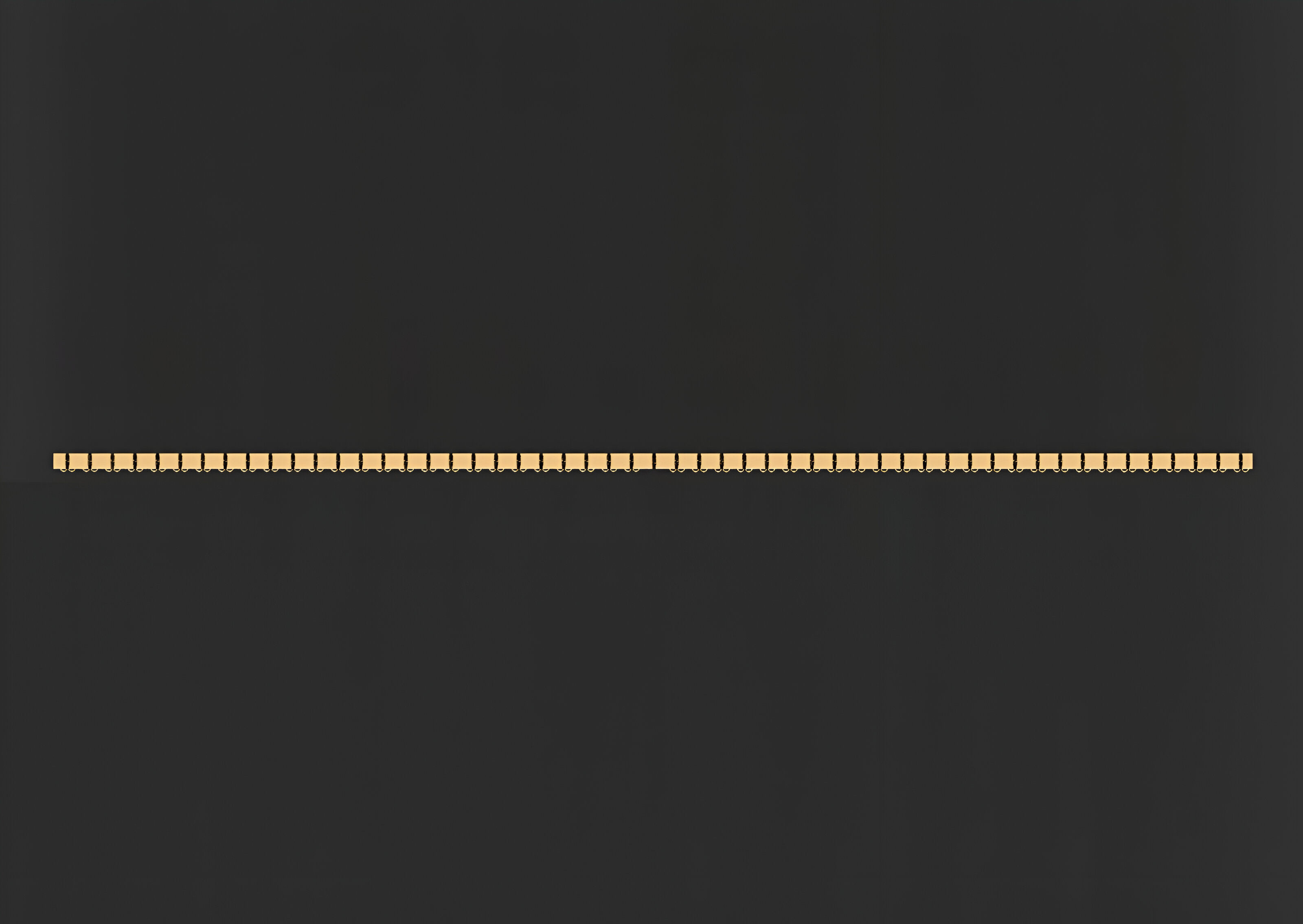 Gold Chain Bracelet 3D print model_2