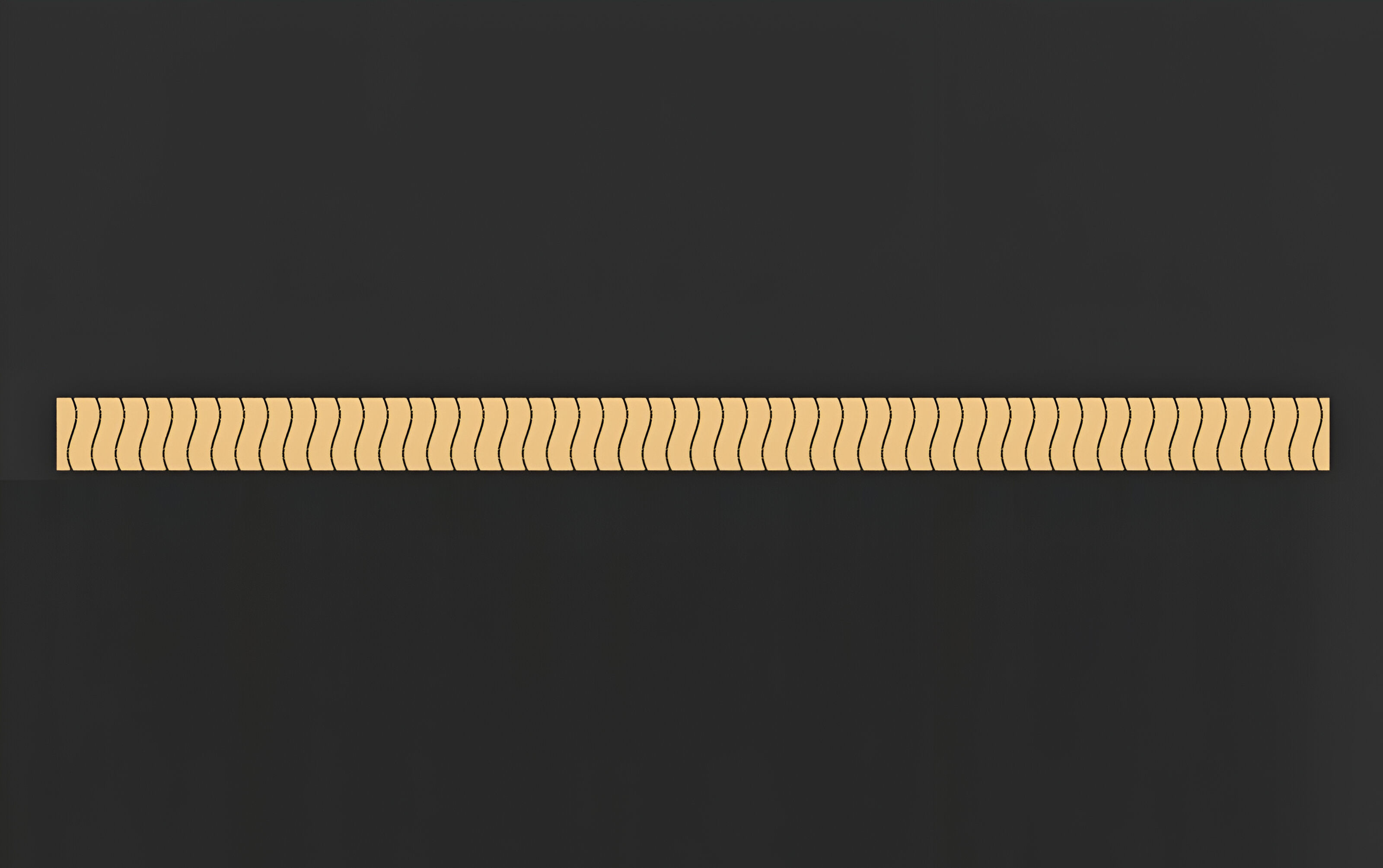 Gold Chain Bracelet 3D print model_1