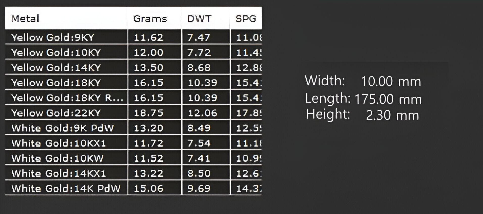 Gold Chain Bracelet 3D print model_5