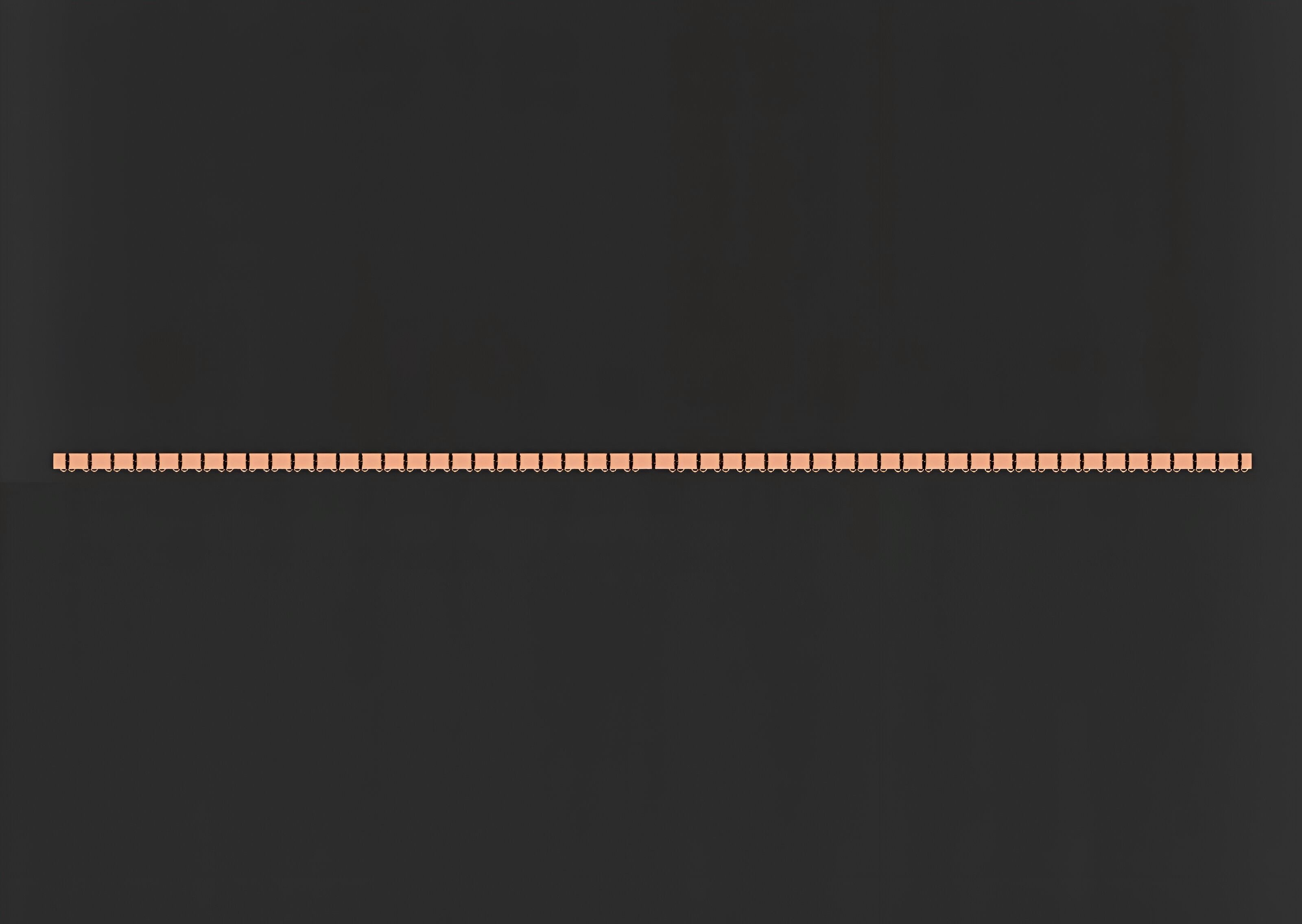 Gold Chain Bracelet 3D print model_3