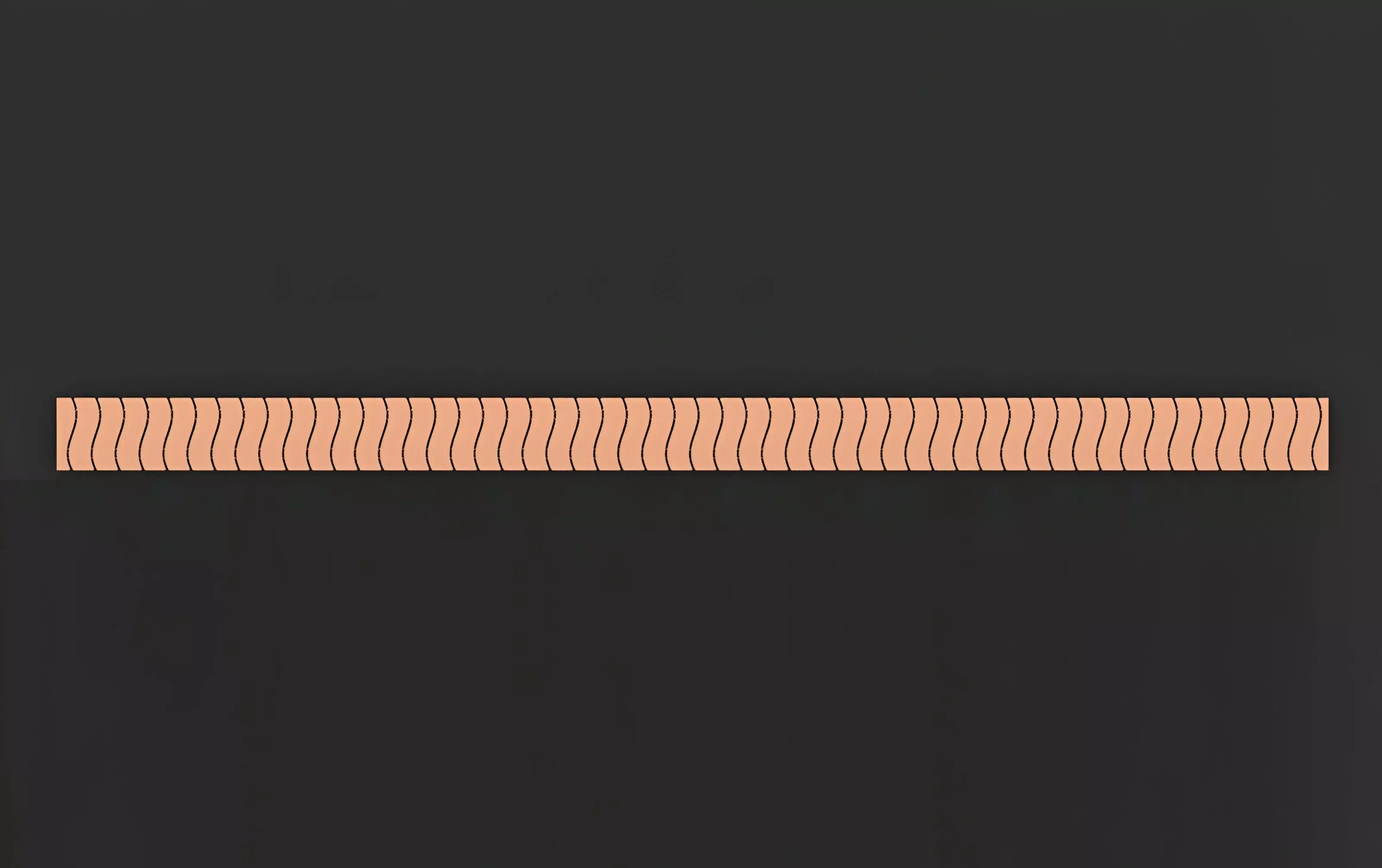 Gold Chain Bracelet 3D print model_0