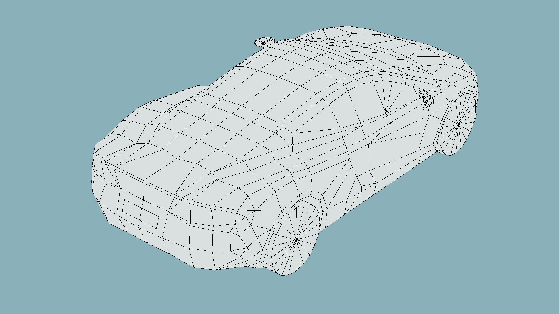 McLaren GT 2020 Low-poly 3D model_6