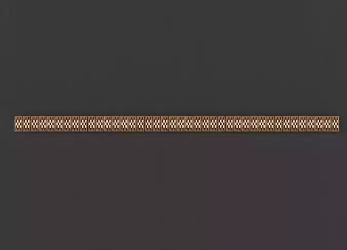 Gold Chain Bracelet 3D print model