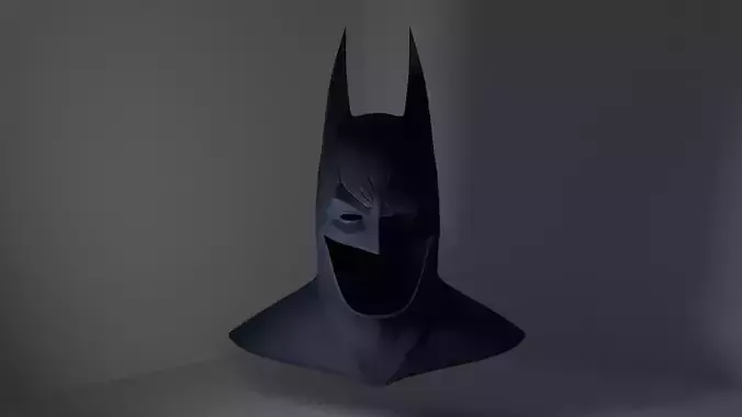 Batman Arkham City Inspired Cowl 3D print model