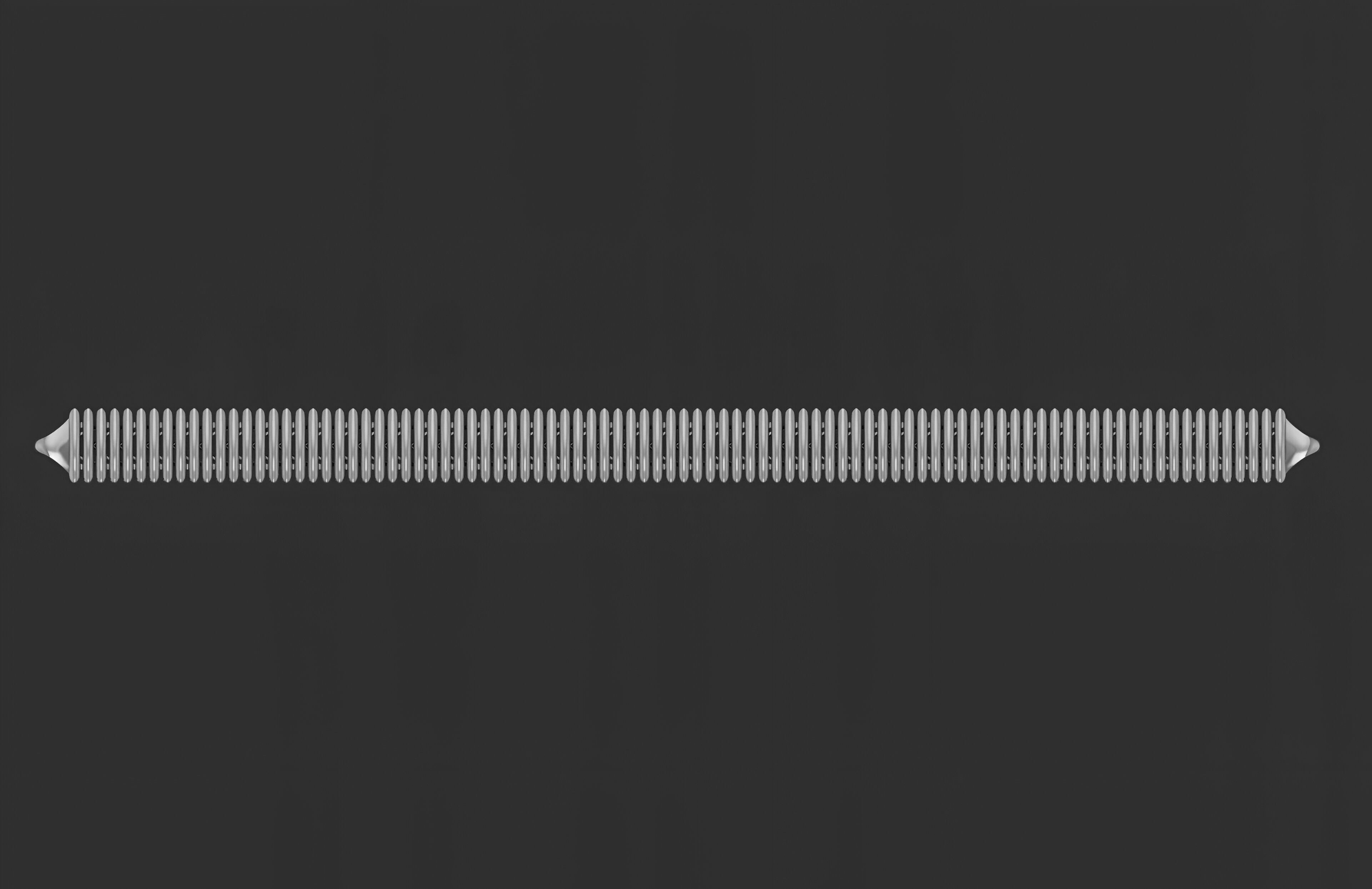 Gold Chain Bracelet 3D print model_8