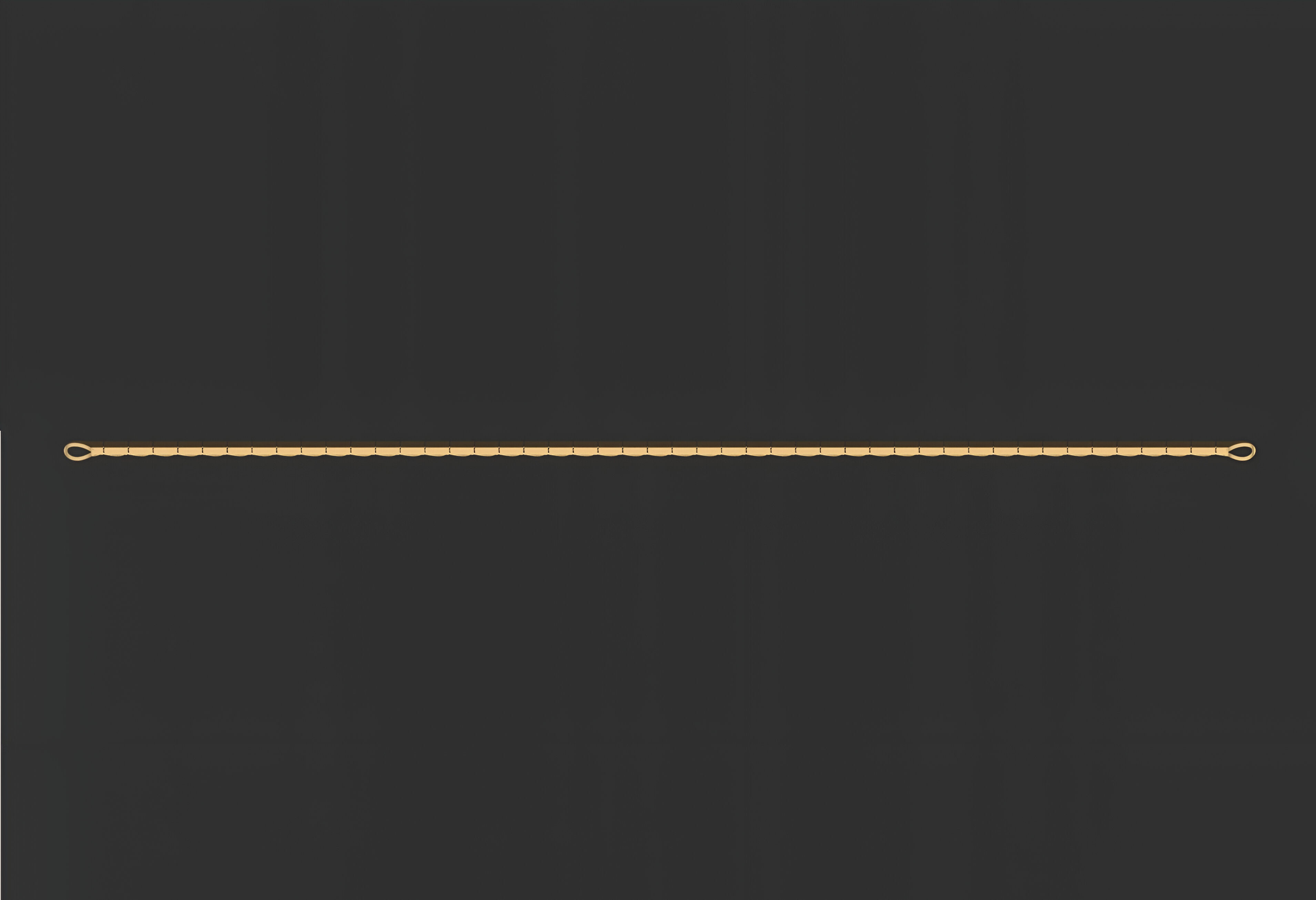 Gold Chain Bracelet 3D print model_5