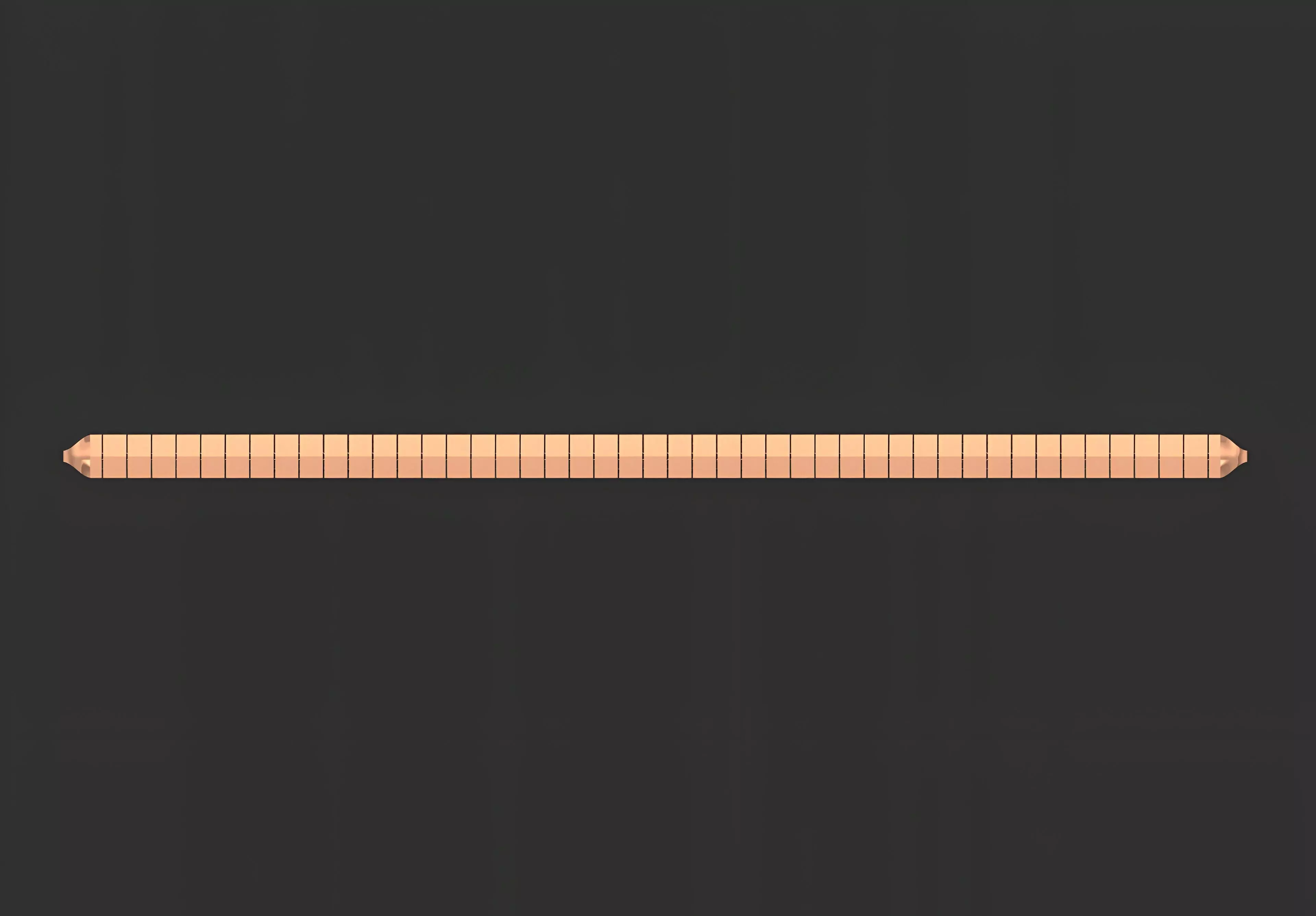 Gold Chain Bracelet 3D print model_0