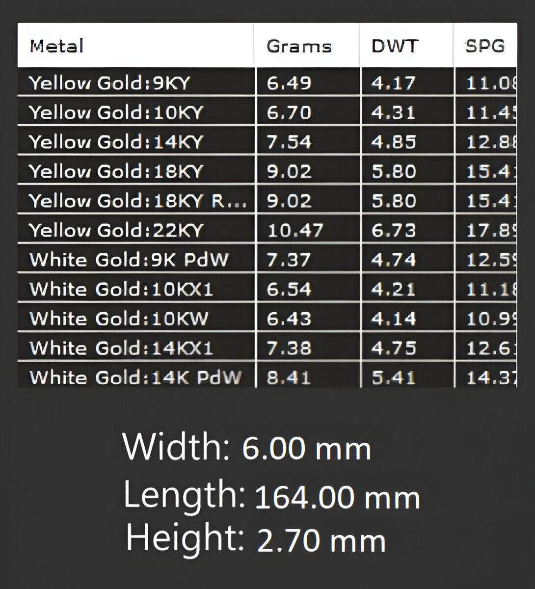 Gold Chain Bracelet 3D print model_3