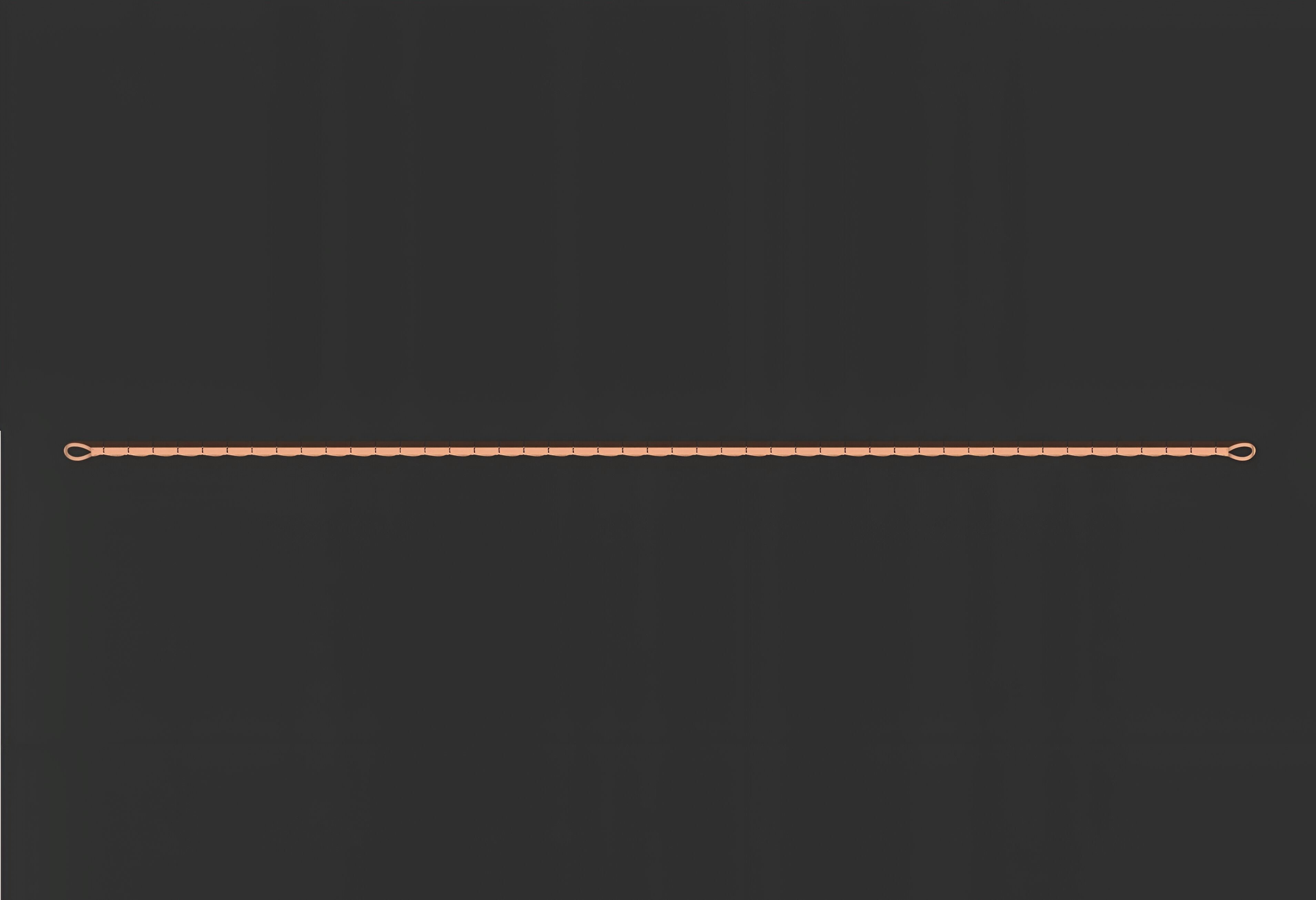 Gold Chain Bracelet 3D print model_6