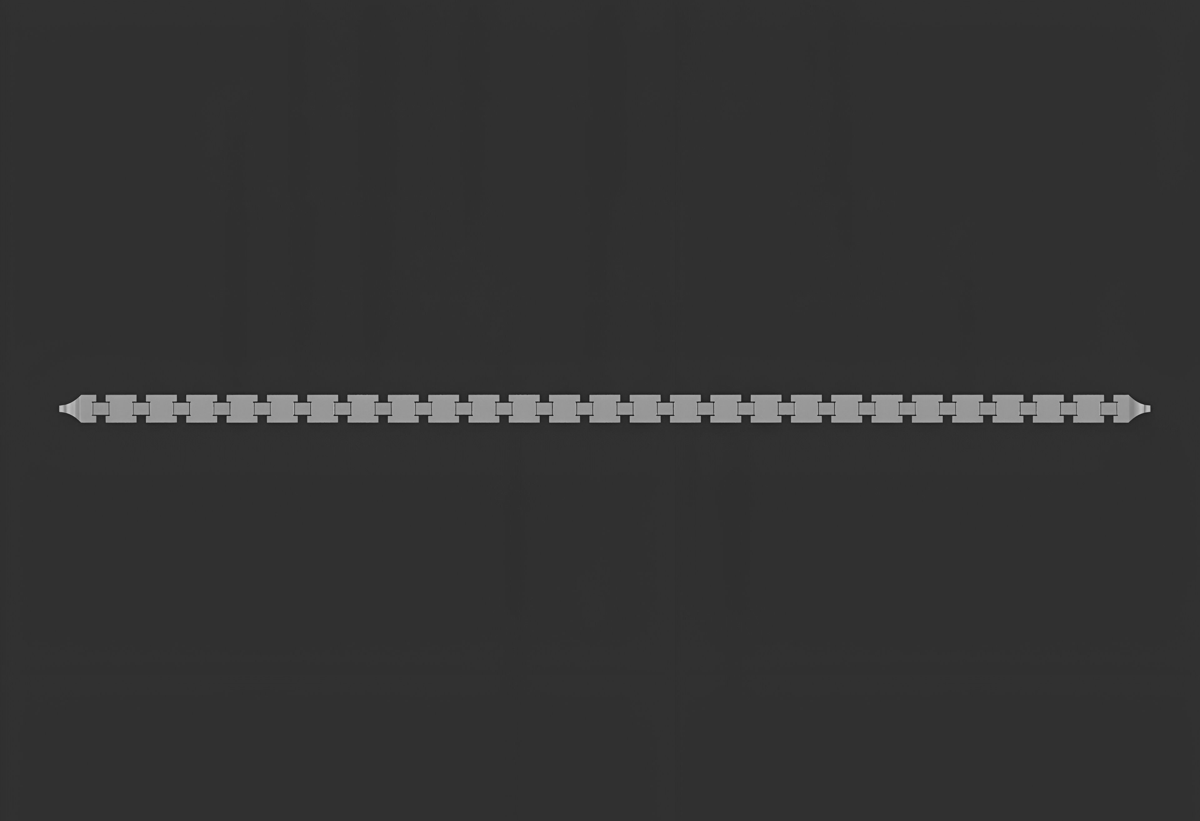 Gold Chain Bracelet 3D print model_7