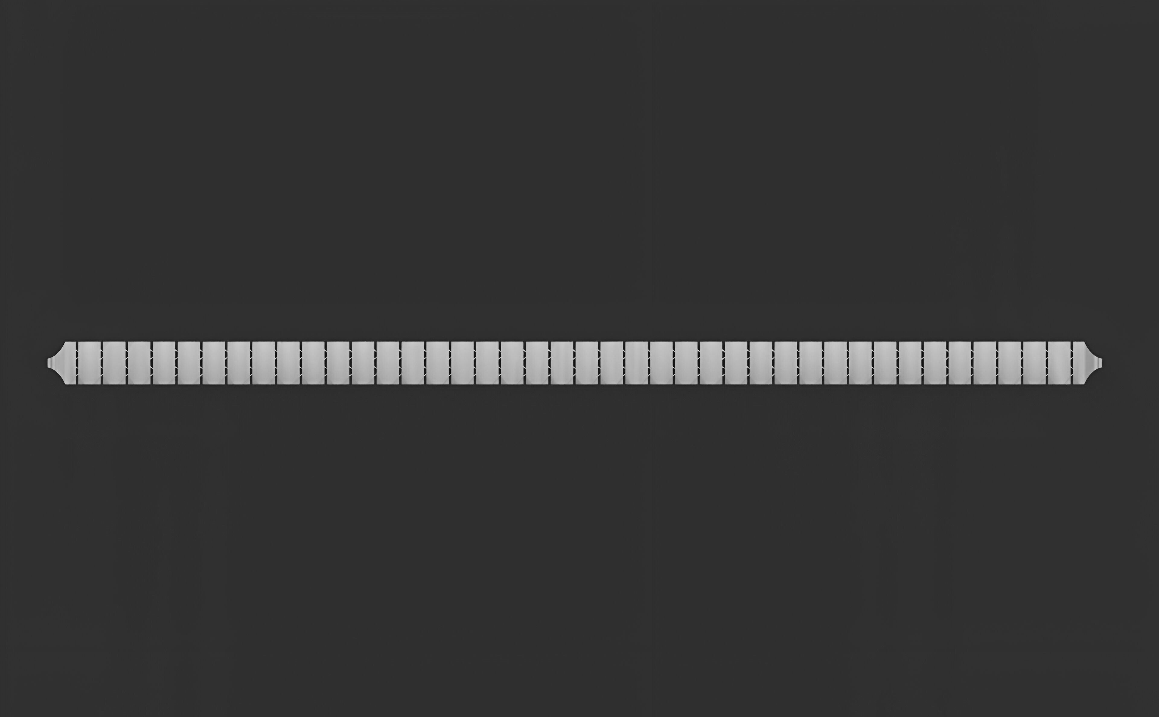 Gold Chain Bracelet 3D print model_8