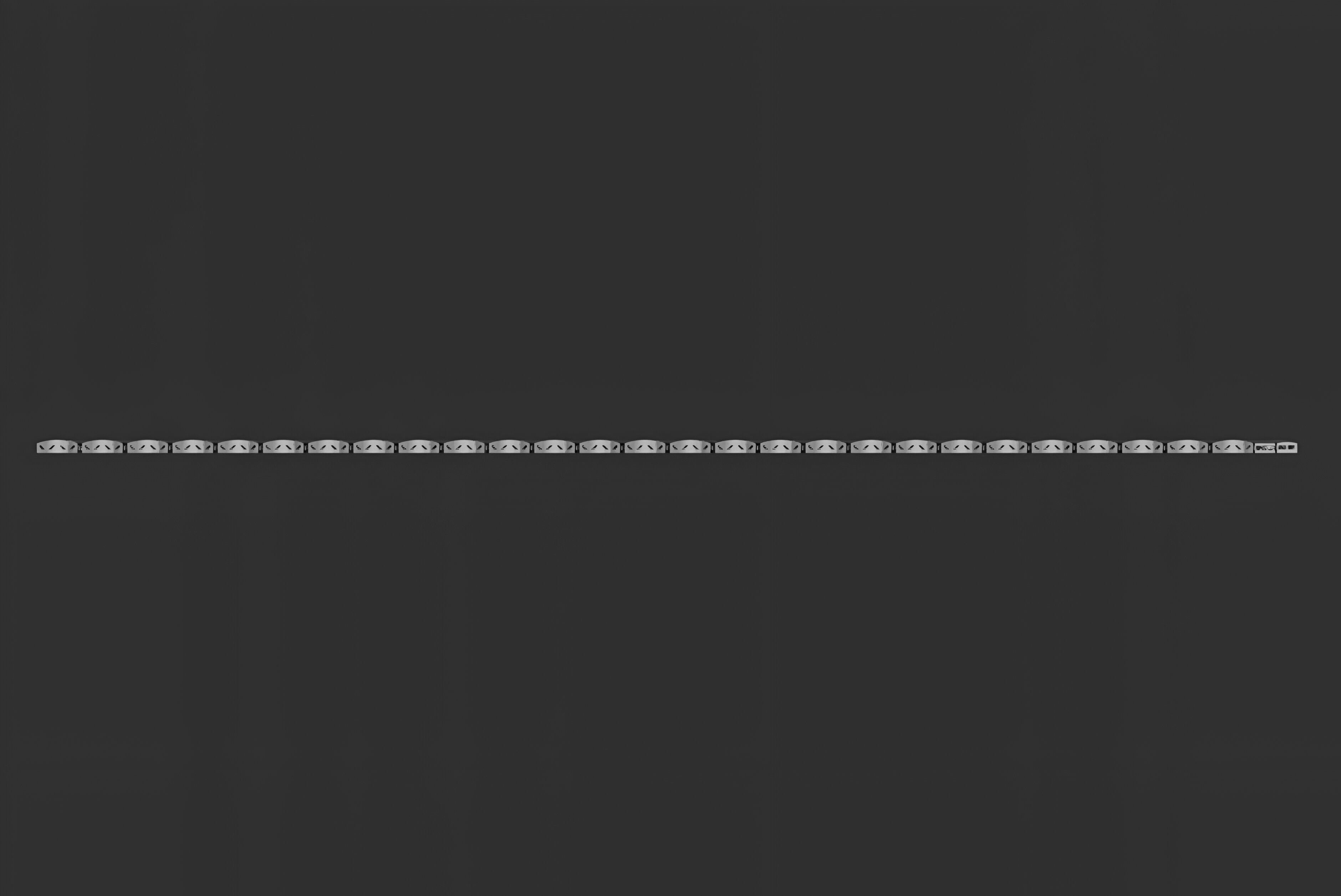 Gold Chain Bracelet 3D print model_9