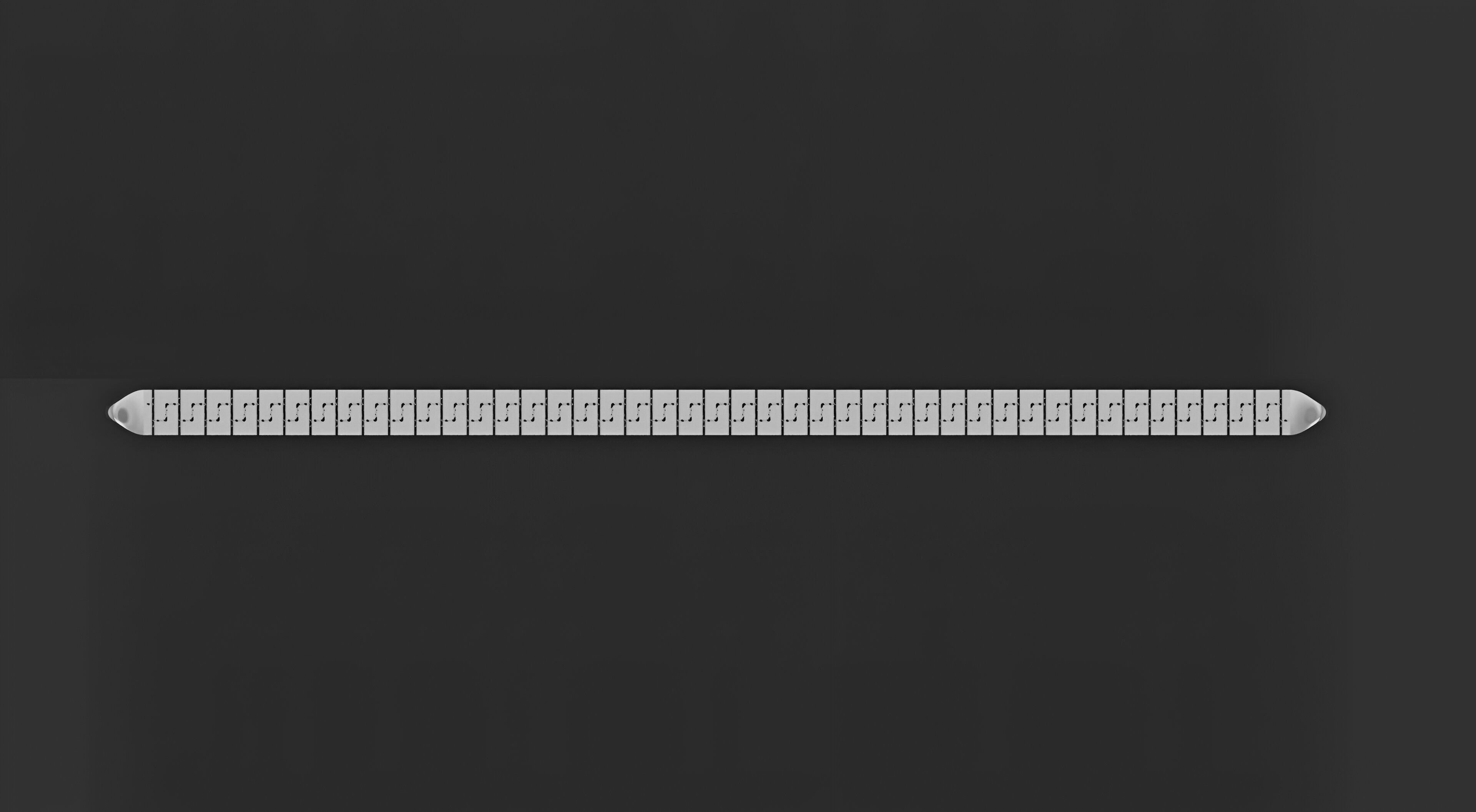 Gold Chain Bracelet 3D print model_8