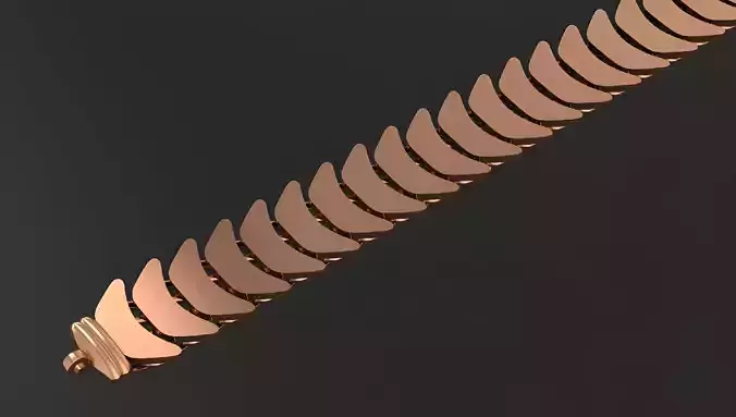 Skeleton Gold Chain Bracelet