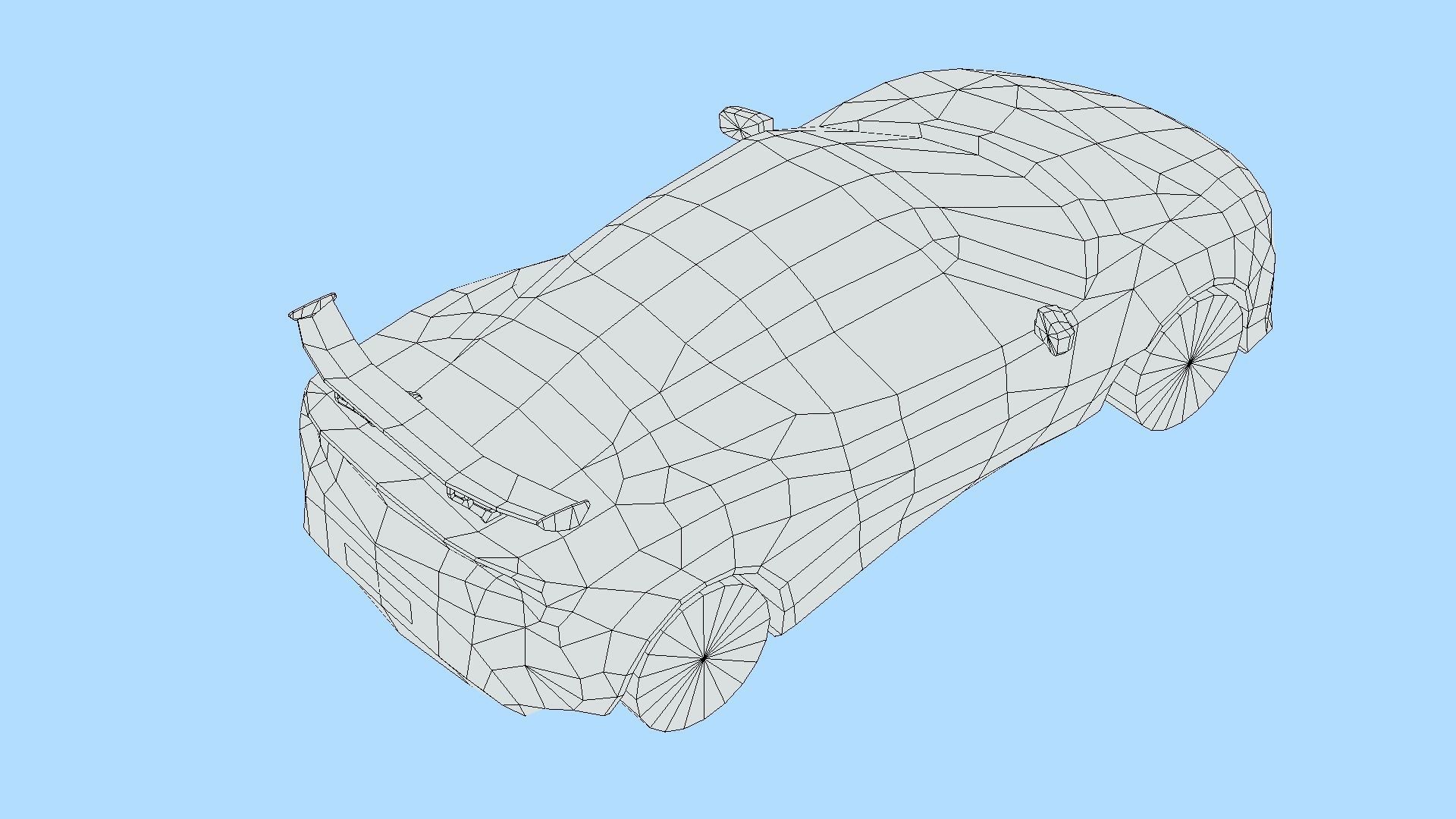 Lotus Evora GT 430 2018 Low-poly 3D model_6