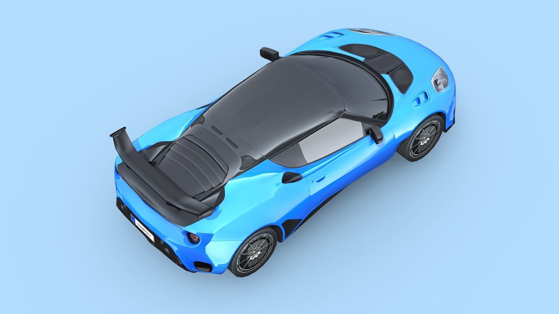 Lotus Evora GT 430 2018 Low-poly 3D model_4