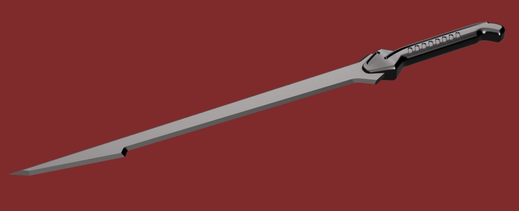 Dune Part Two - House Harkonnen desert soldier sword 3D print model_1