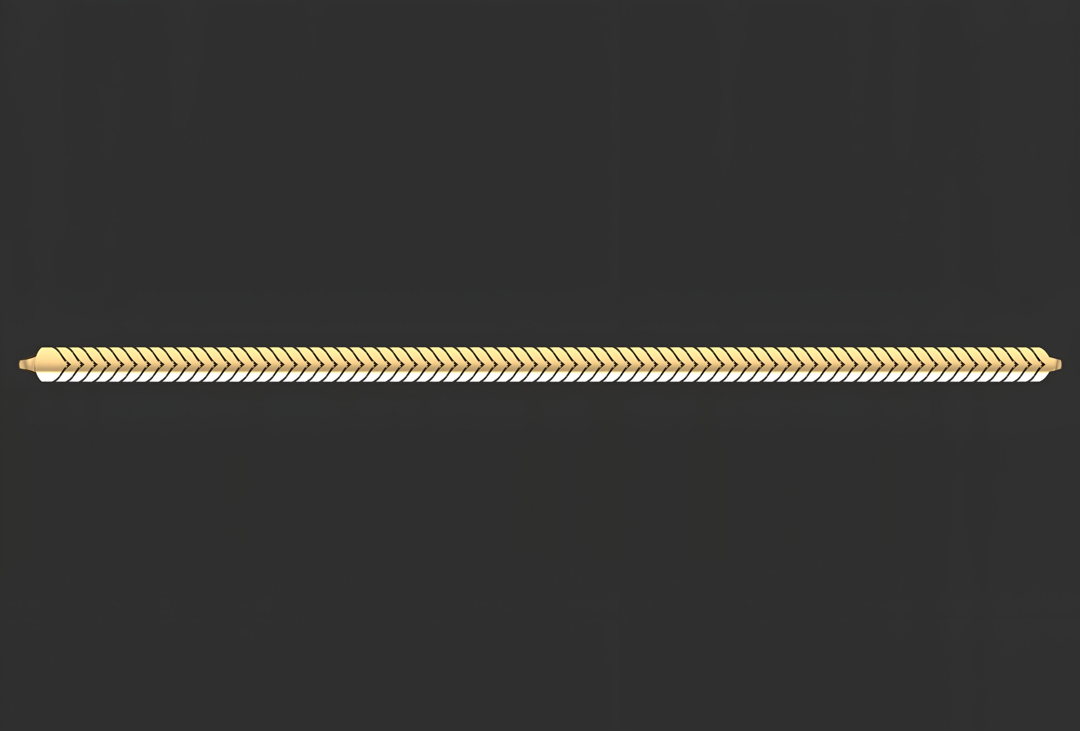 Gold Chain Bracelet 3D print model_3