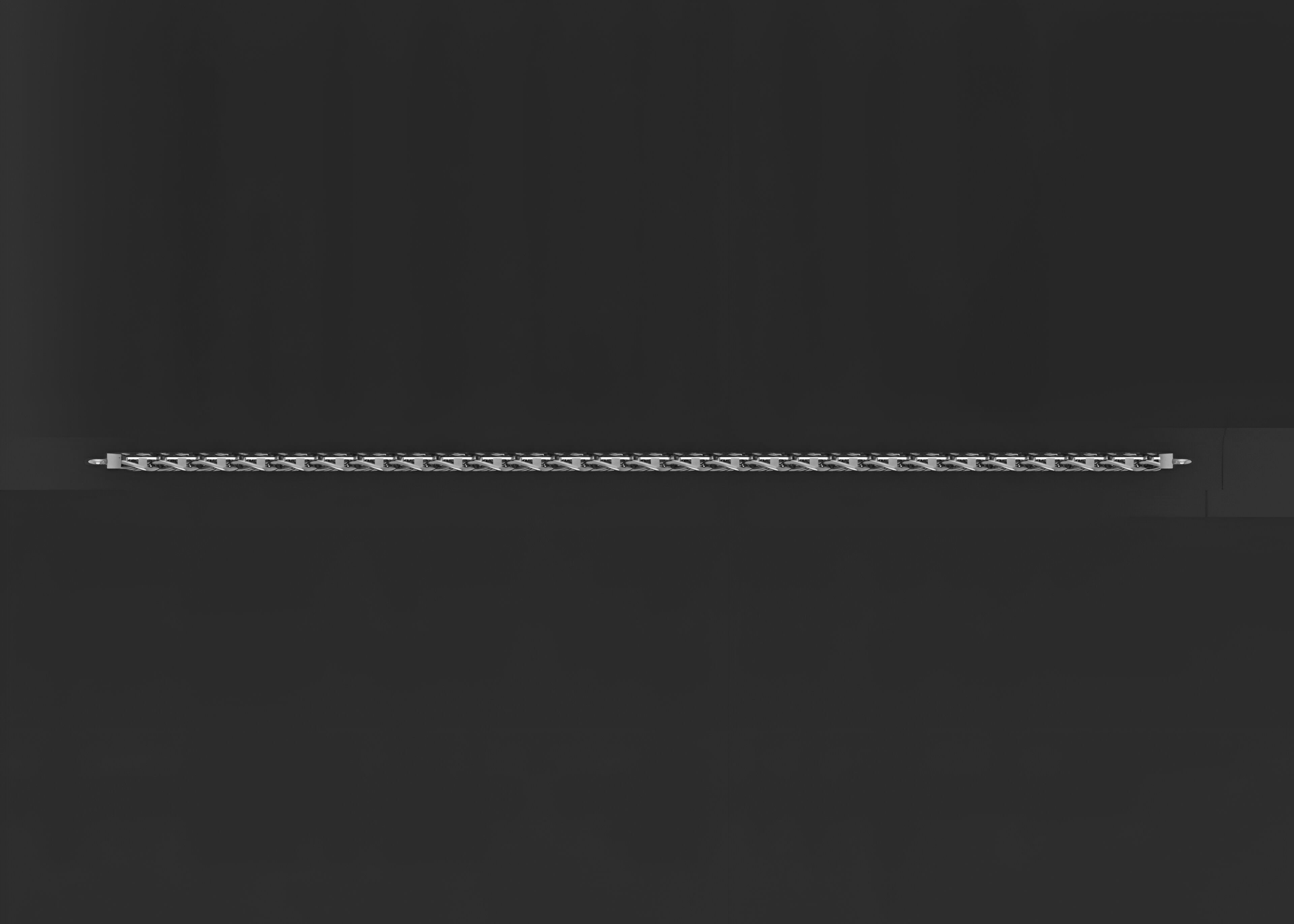 Gold Chain Bracelet 3D print model_7