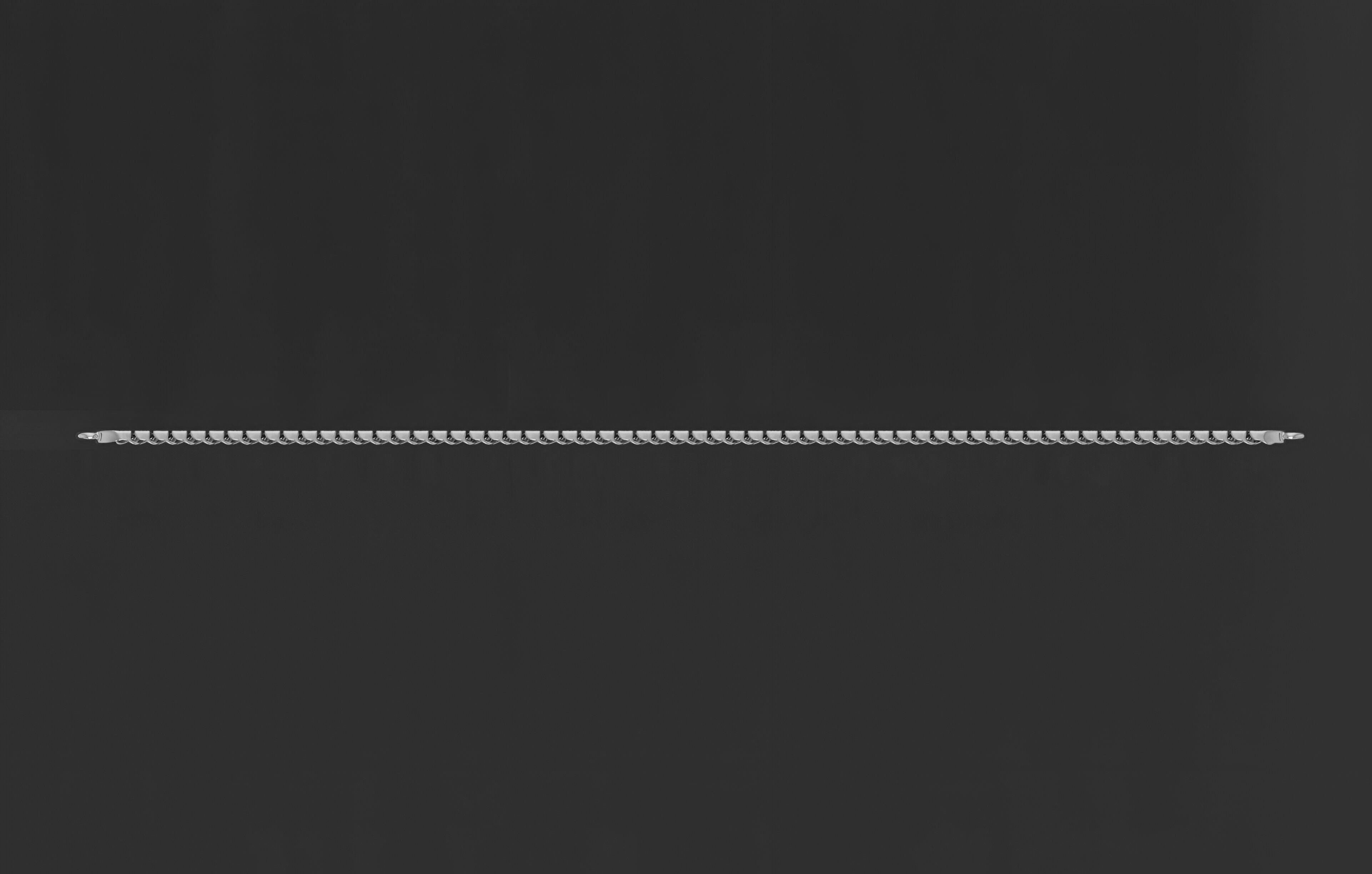 Gold Chain Bracelet 3D print model_6