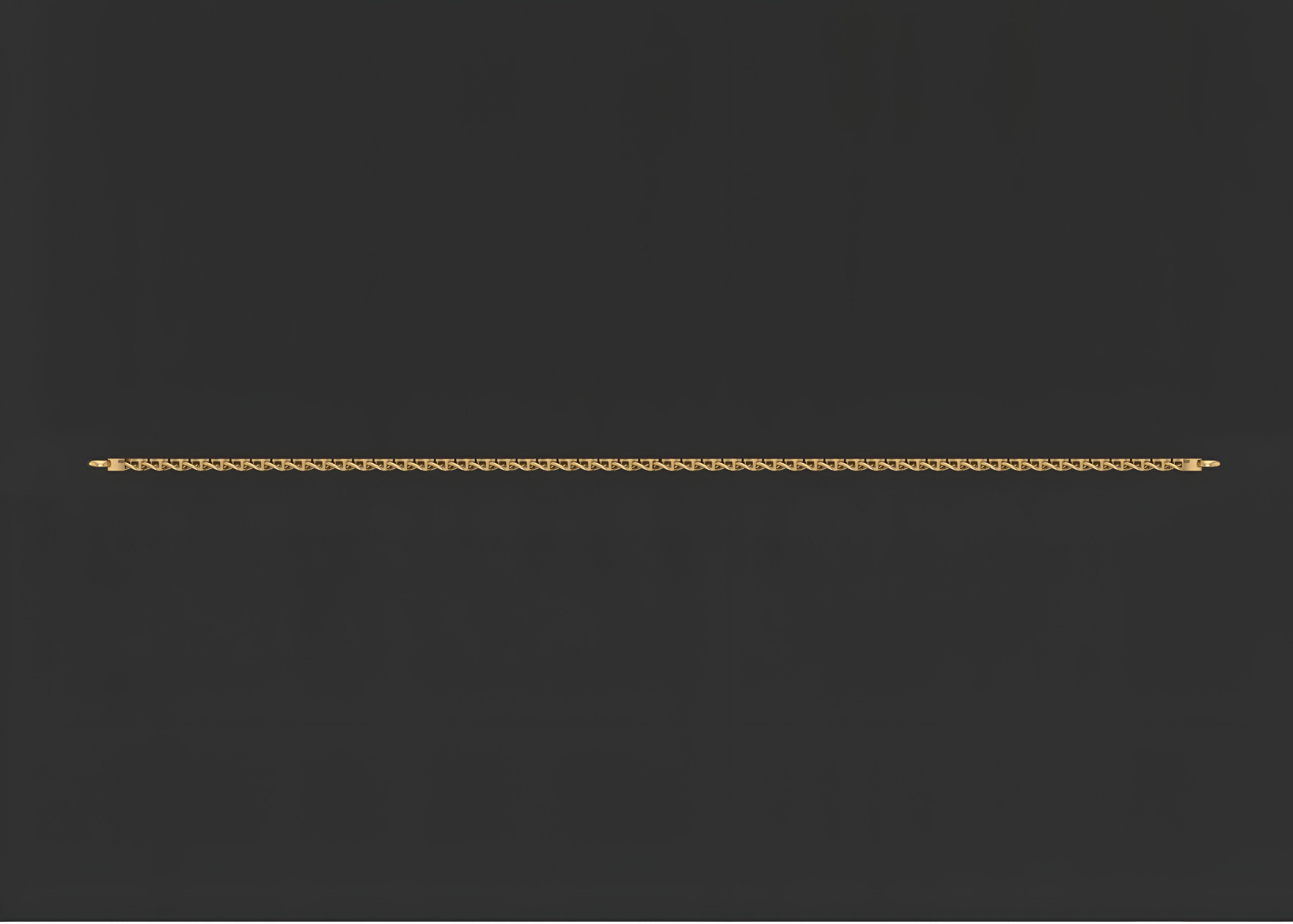 4Gold Chain Bracelet 3D print model_1