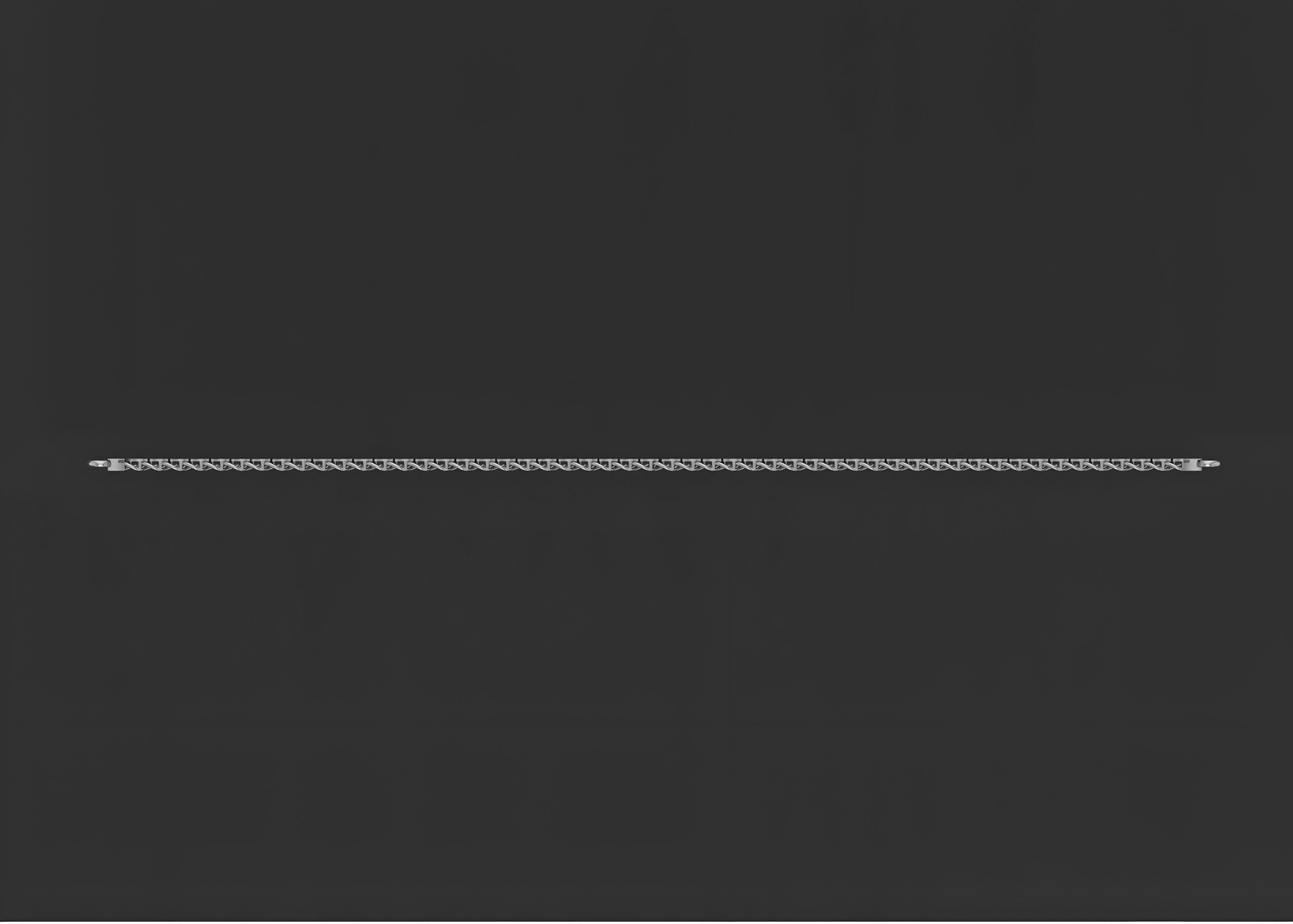 4Gold Chain Bracelet 3D print model_7