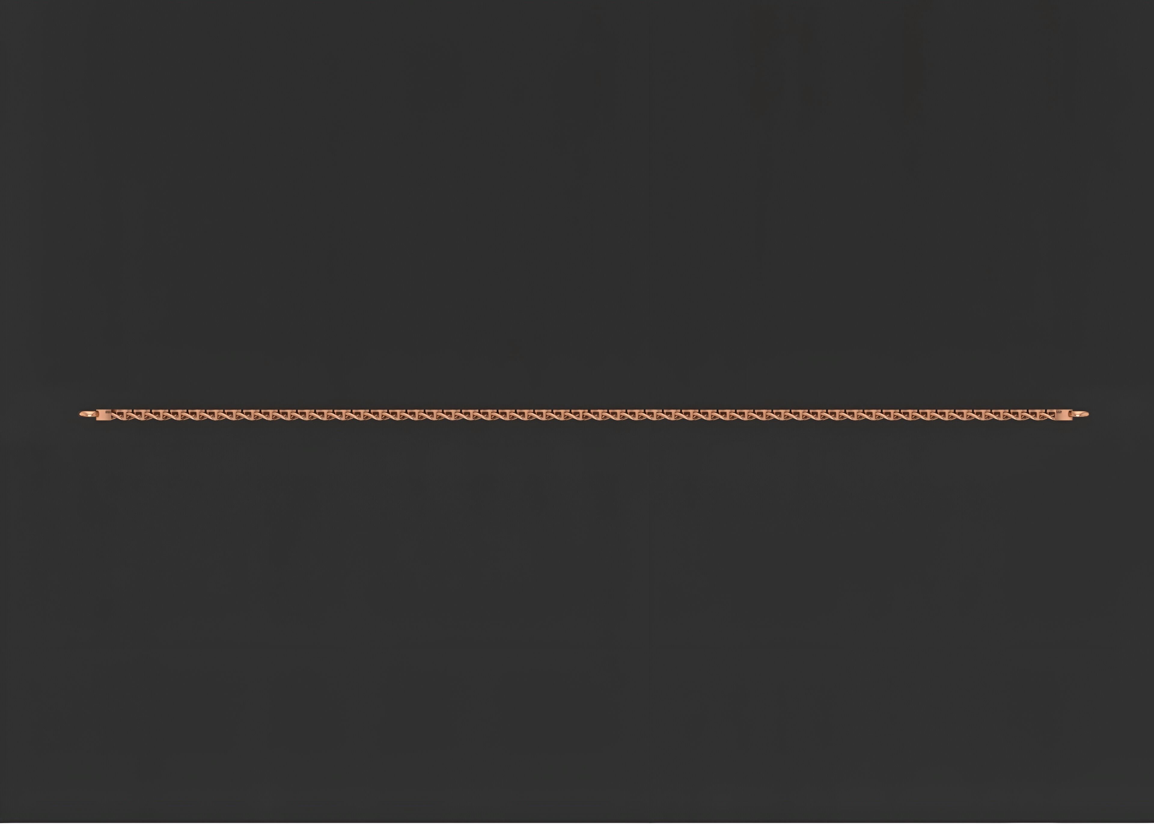 4Gold Chain Bracelet 3D print model_6