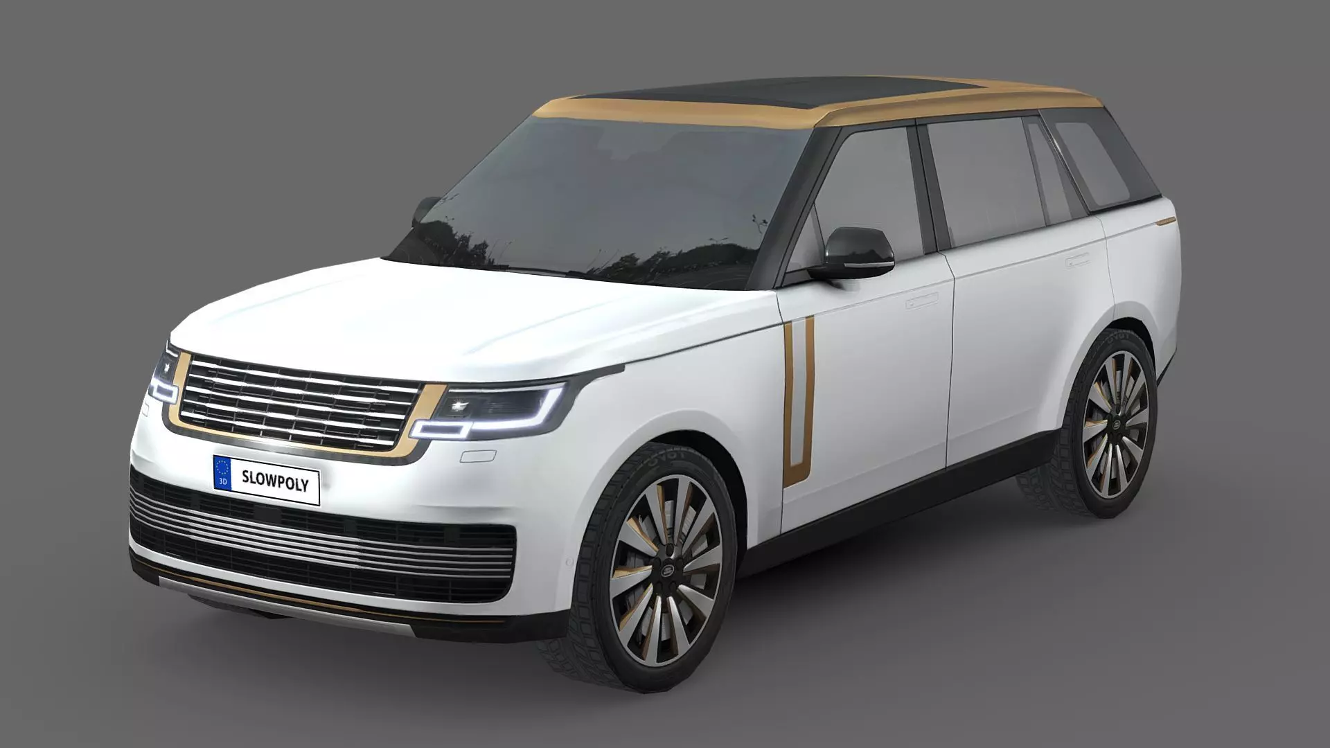 Land Rover Range Rover SV LWB Low-poly 3D model_0