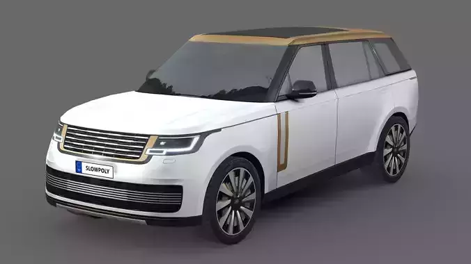 Land Rover Range Rover SV LWB Low-poly 3D model