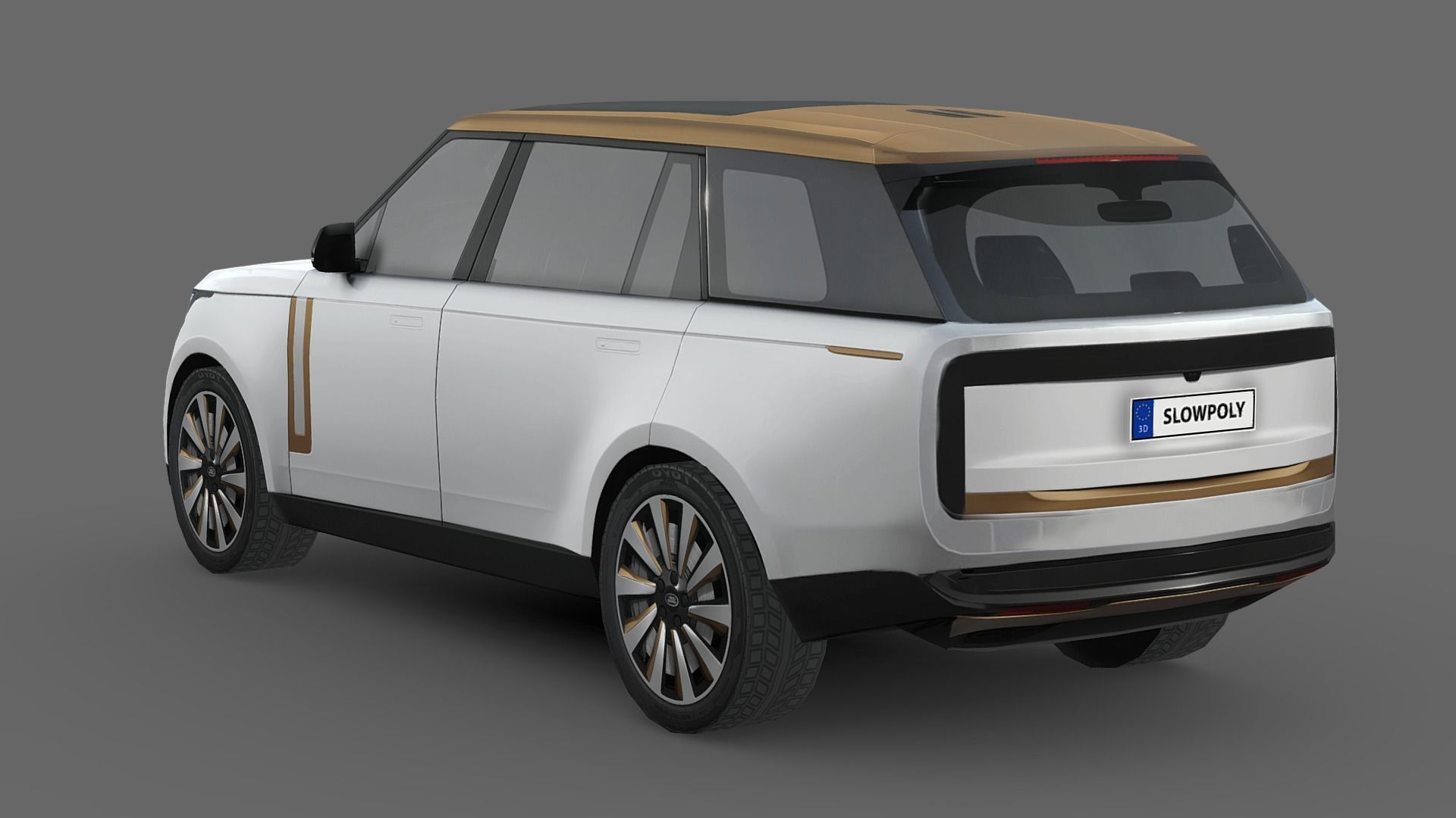 Land Rover Range Rover SV LWB Low-poly 3D model_1