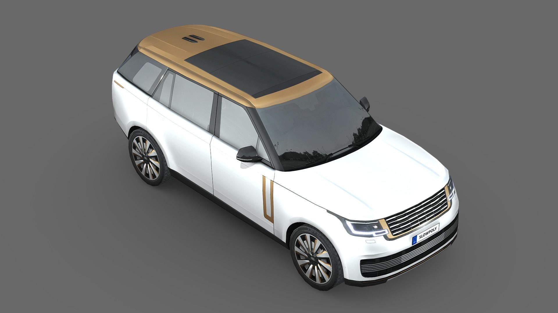 Land Rover Range Rover SV LWB Low-poly 3D model_3