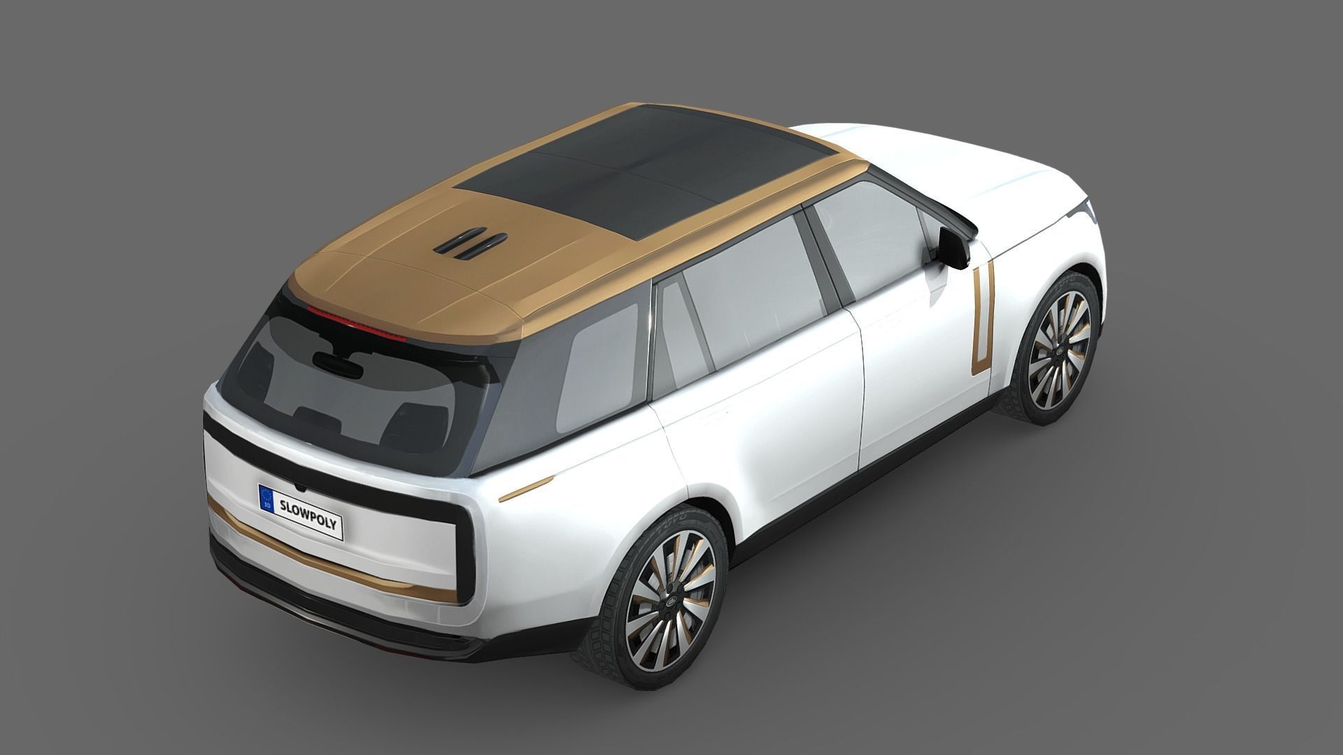 Land Rover Range Rover SV LWB Low-poly 3D model_4