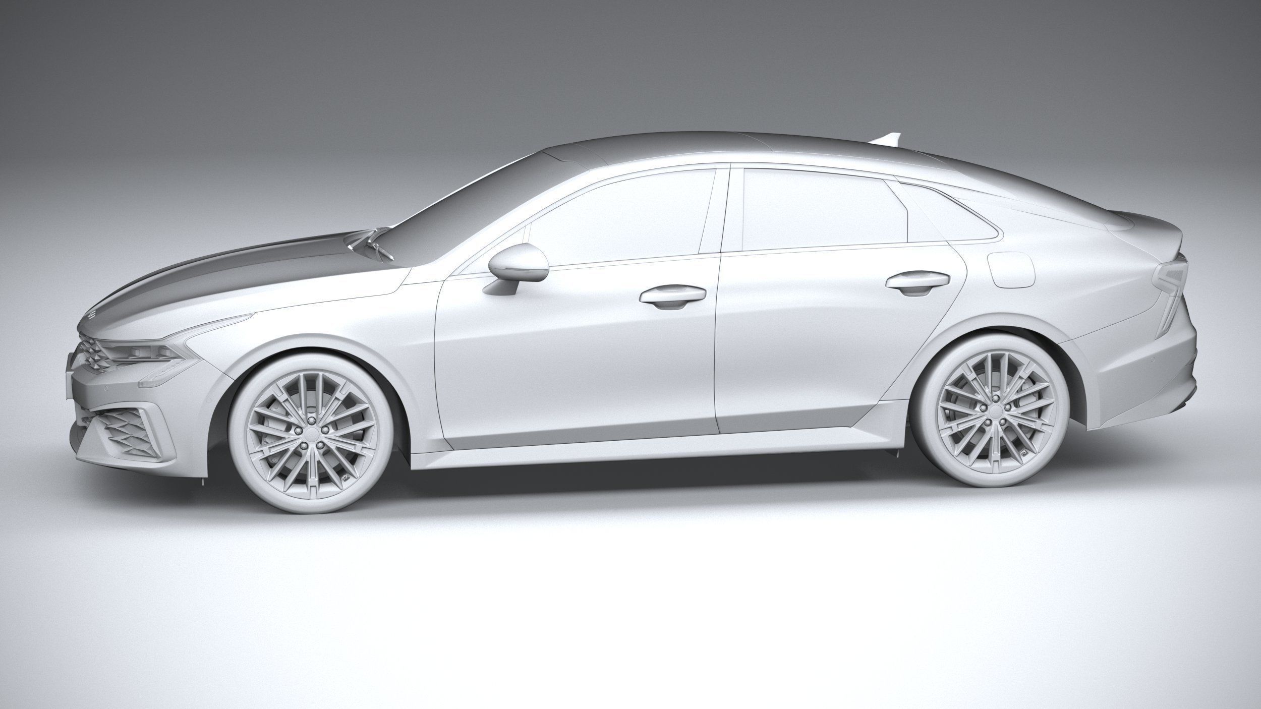 Kia K5 GT-line 2025 3D model_22