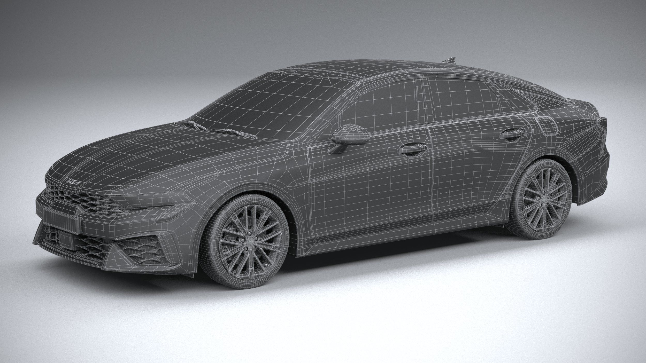 Kia K5 GT-line 2025 3D model_28