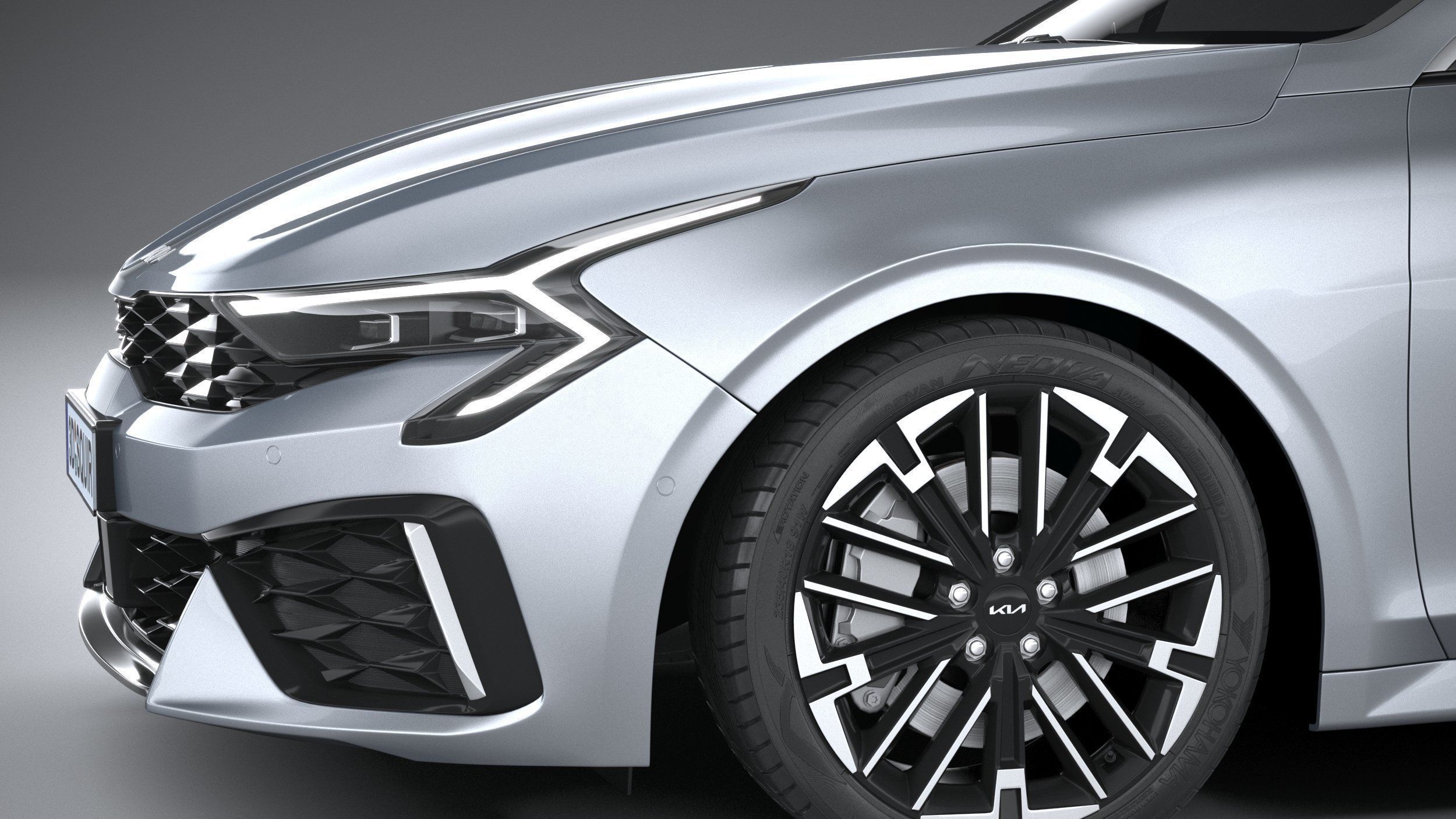 Kia K5 GT-line 2025 3D model_3