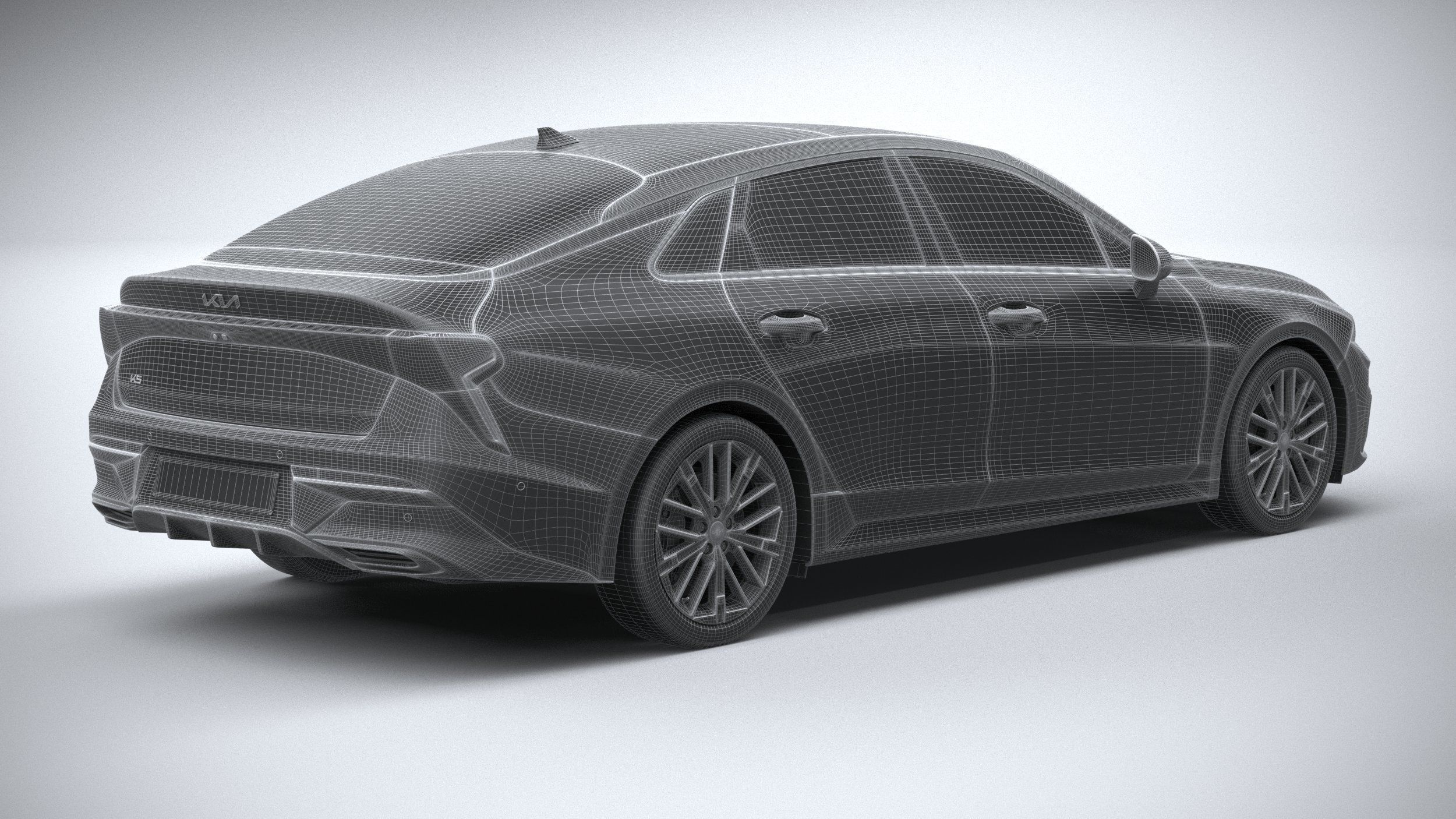 Kia K5 GT-line 2025 3D model_27