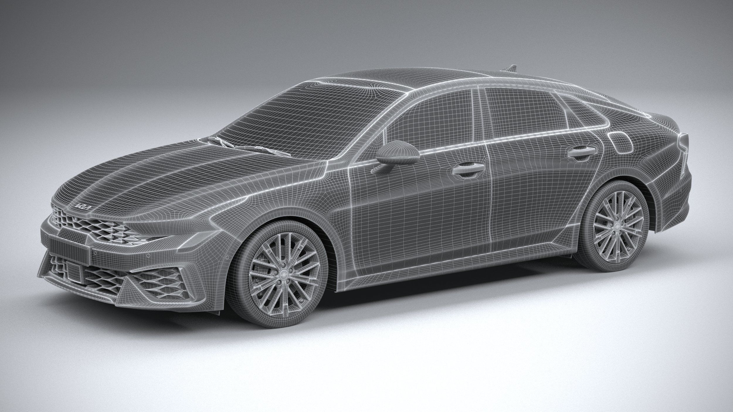 Kia K5 GT-line 2025 3D model_26