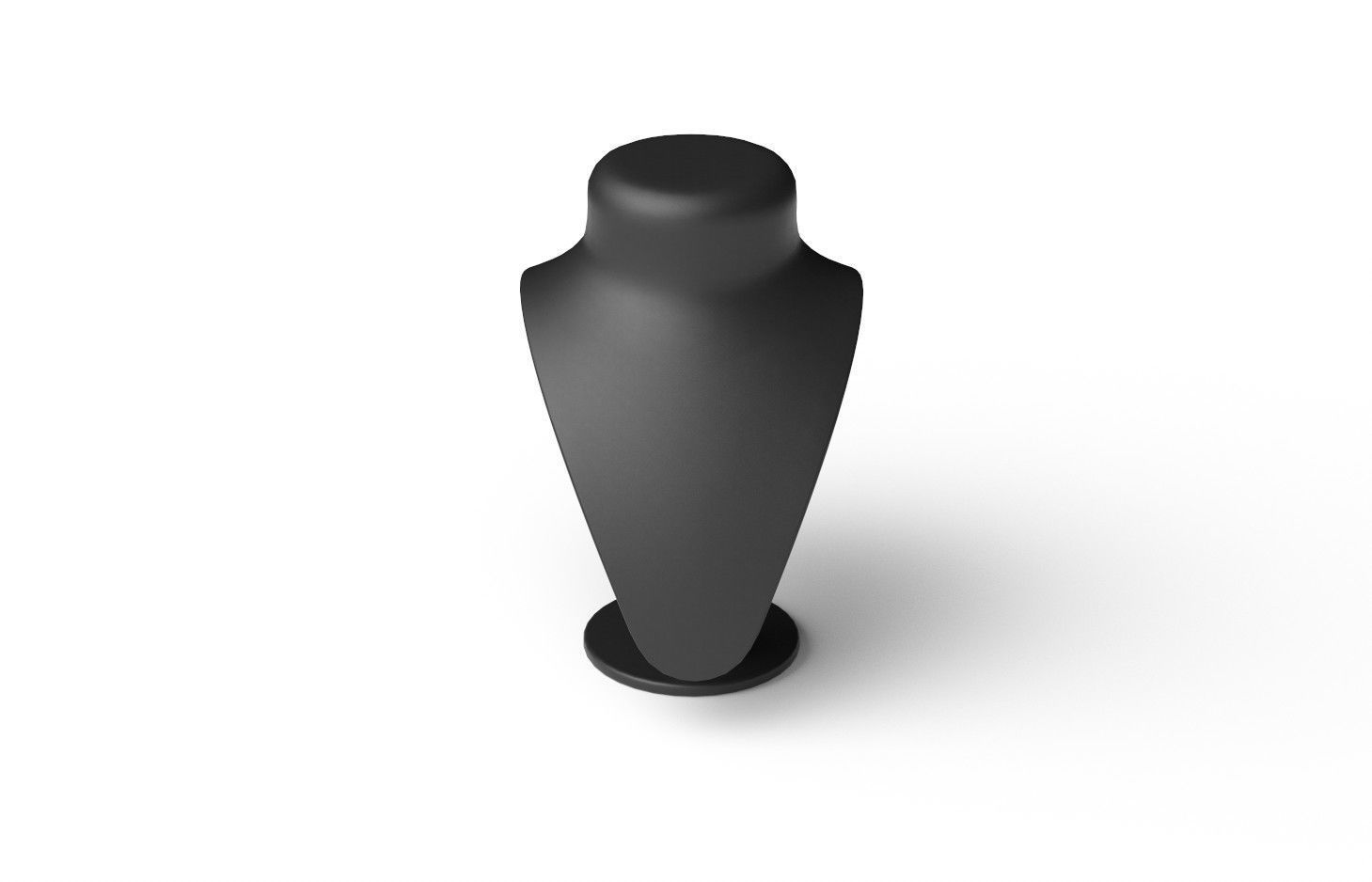 Jewelry Mannequin M02 Low-poly 3D model_3