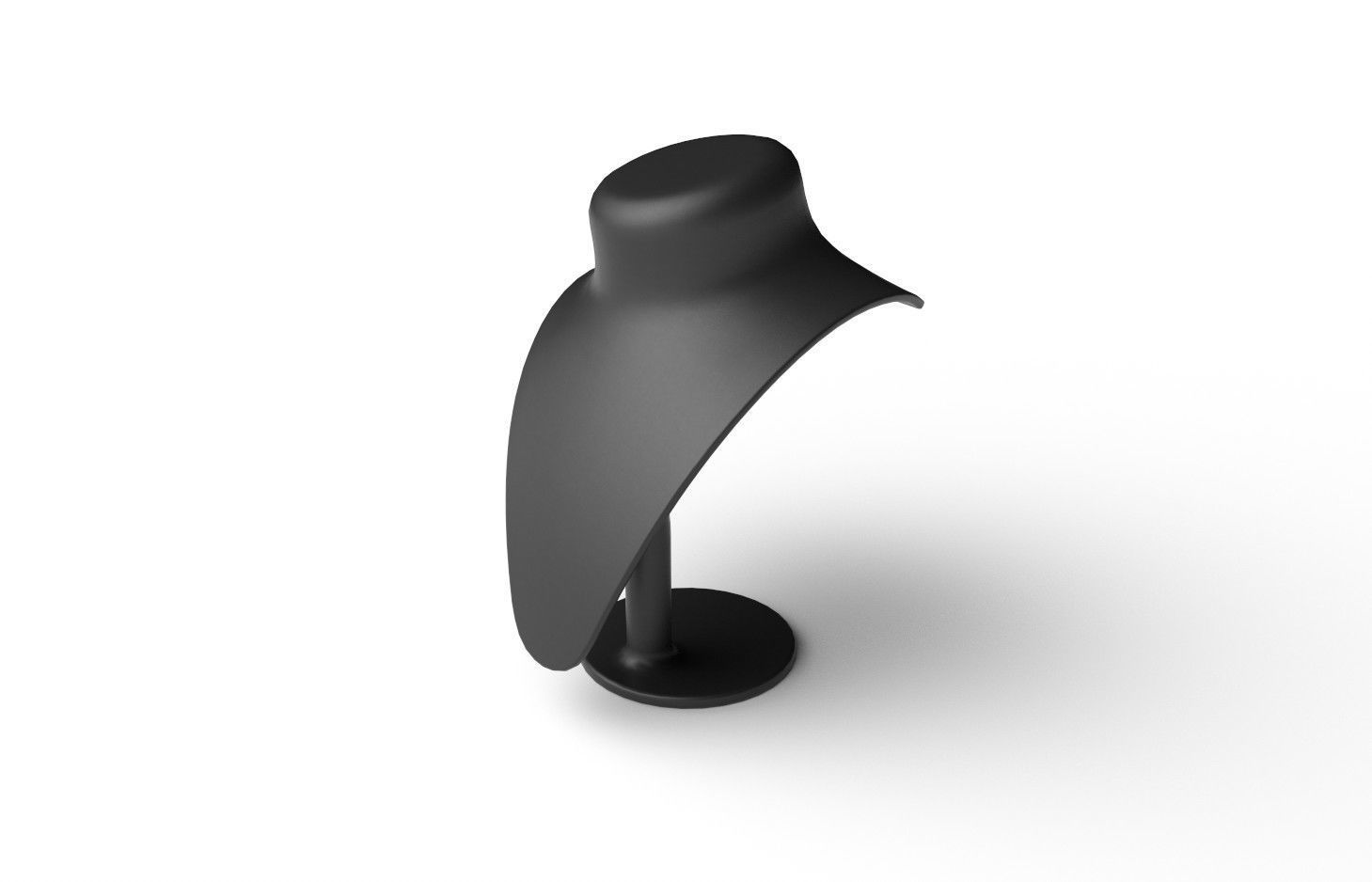 Jewelry Mannequin M02 Low-poly 3D model_4